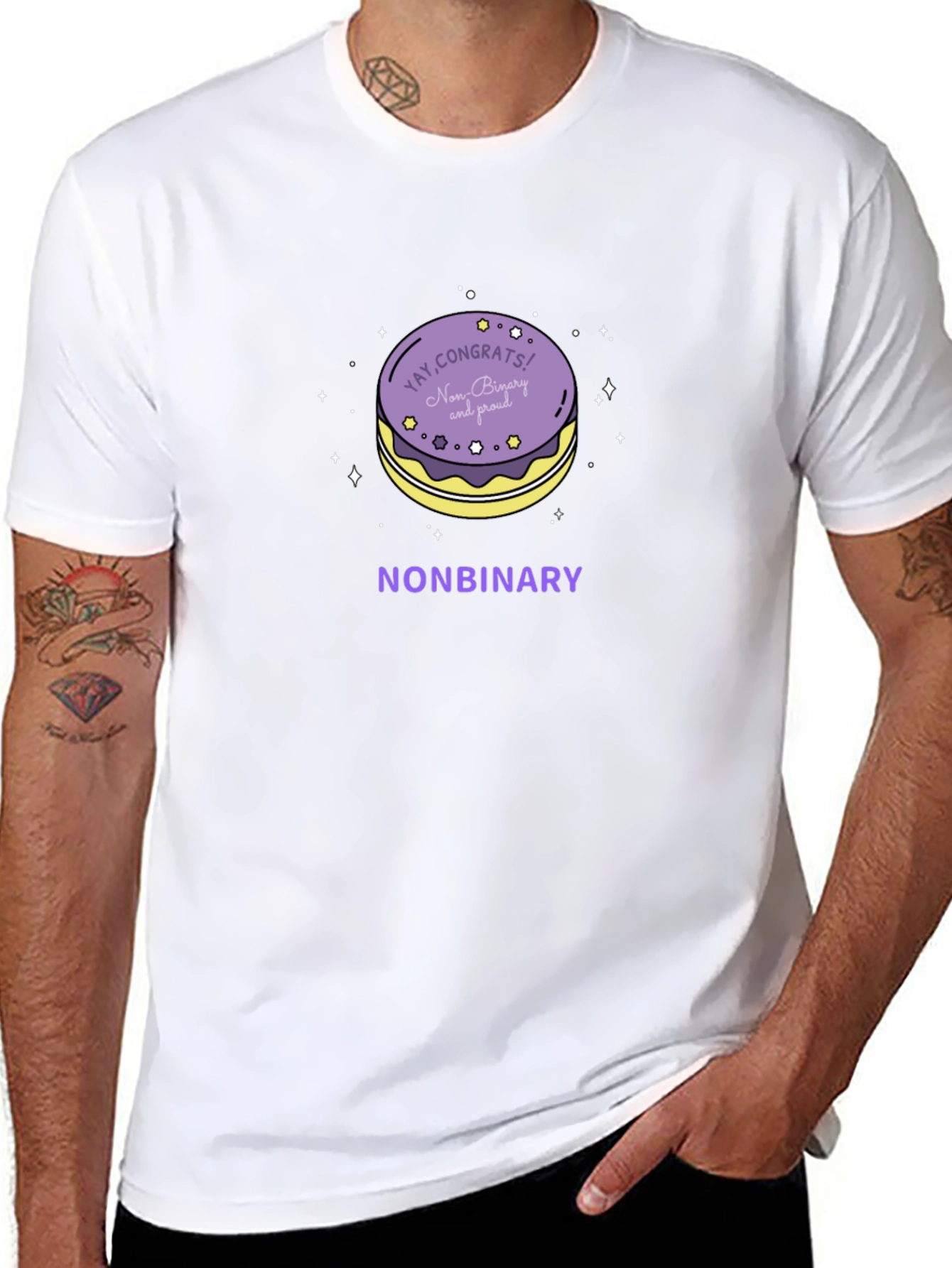 Nonbinary Pride T-Shirt - Celebrate Diversity!