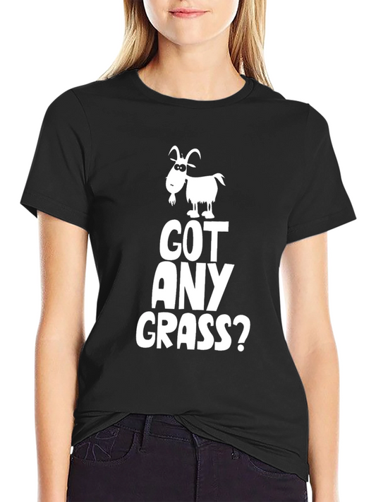 Got Any Grass? Goat Graphic Novelty T-Shirt