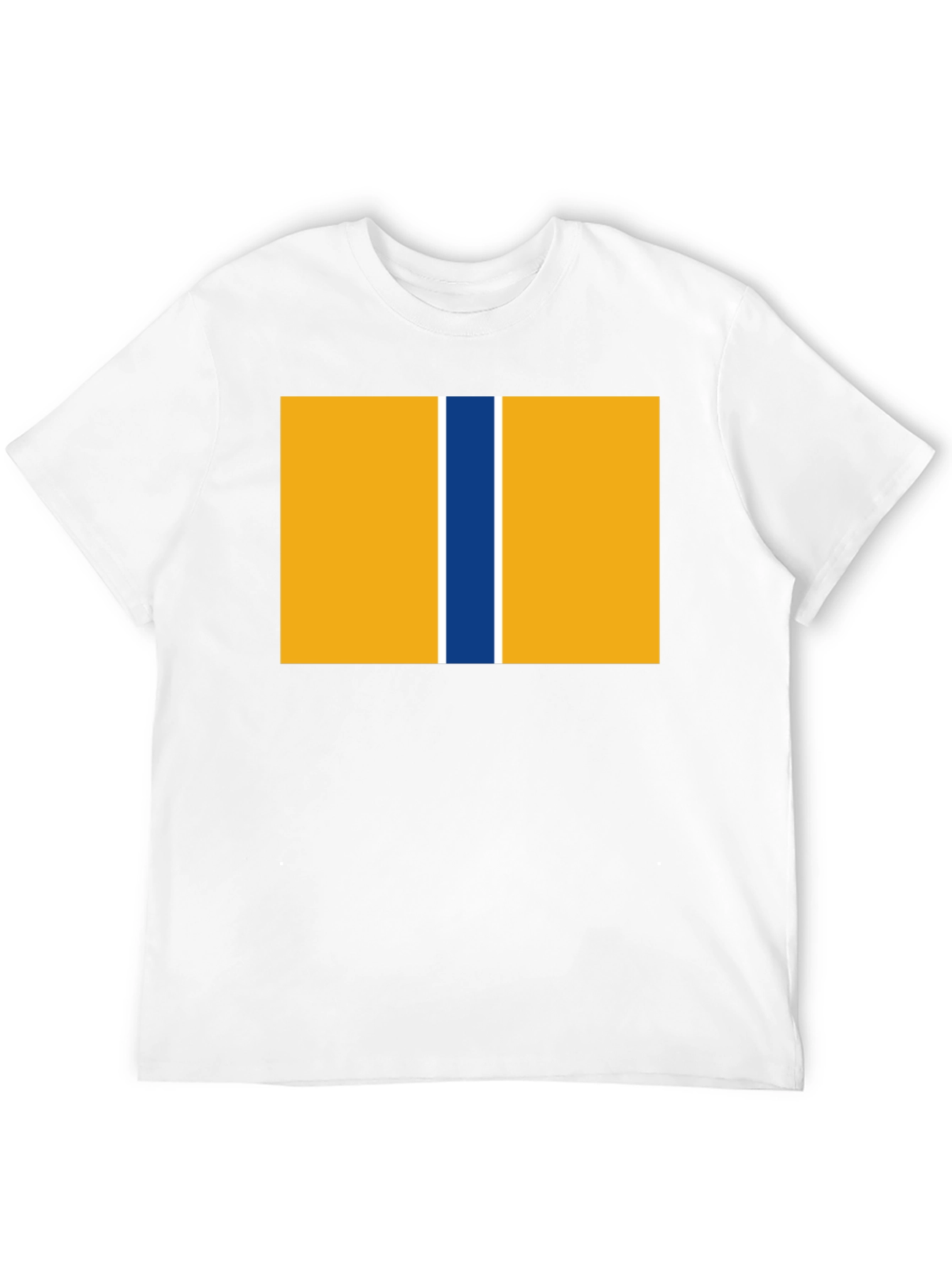 Striped Block Graphic Tee