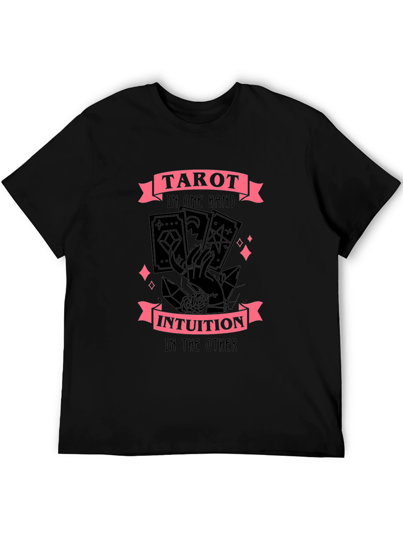 Tarot Intuition Graphic Tee - Stylish Witchy Shirt