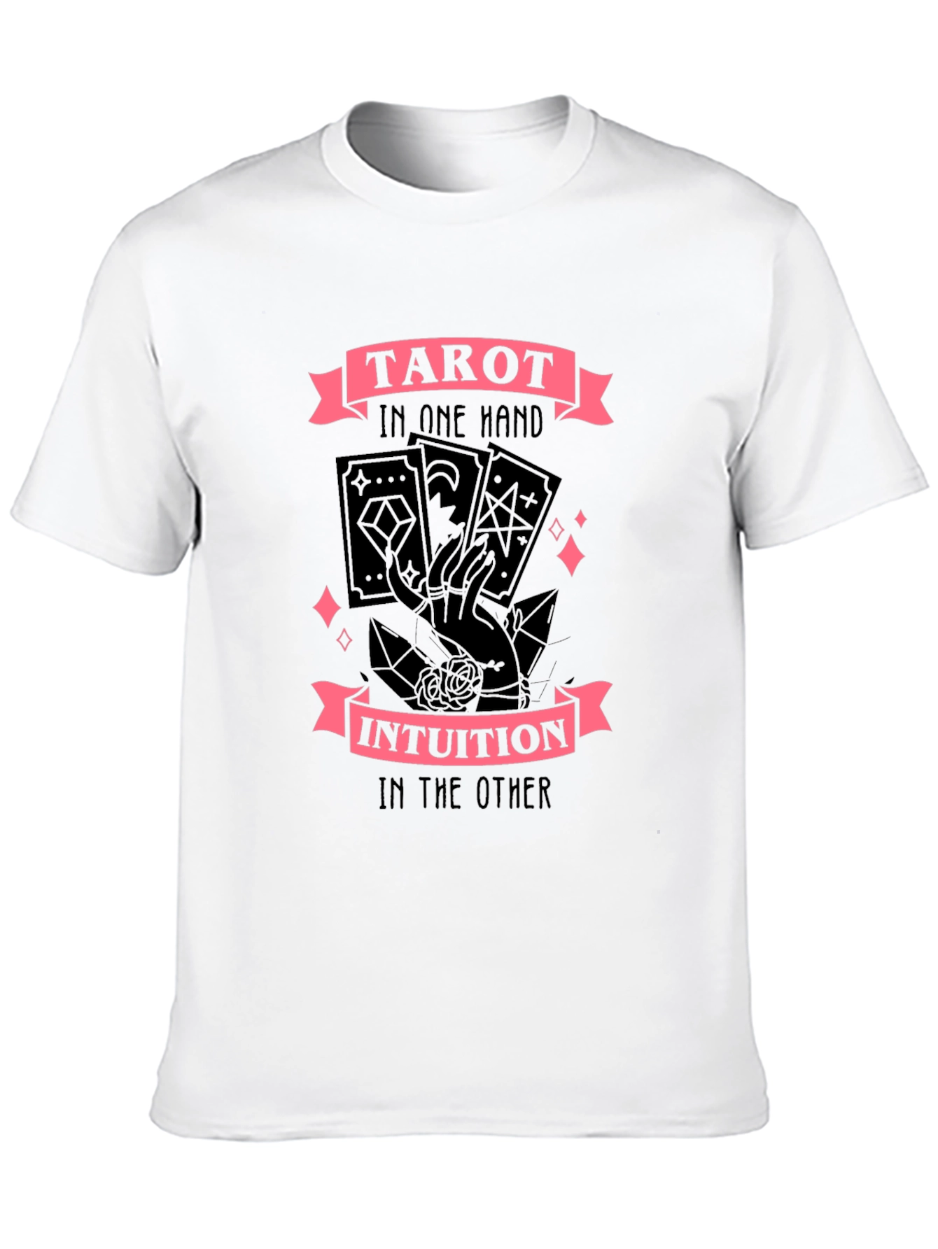 Tarot Intuition Graphic Tee - Stylish Witchy Shirt
