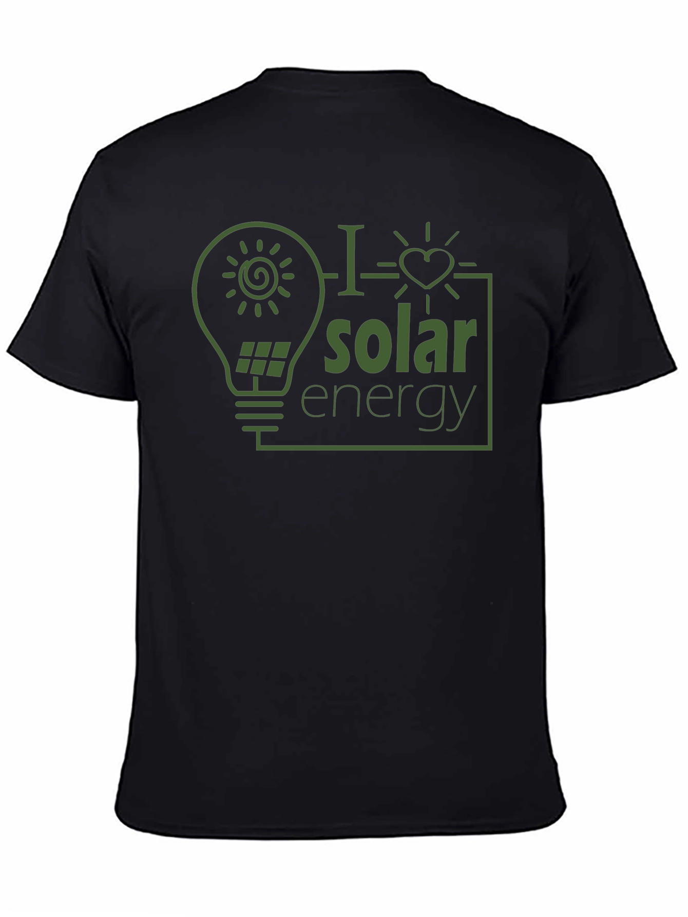 I Love Solar Energy Graphic T-Shirt