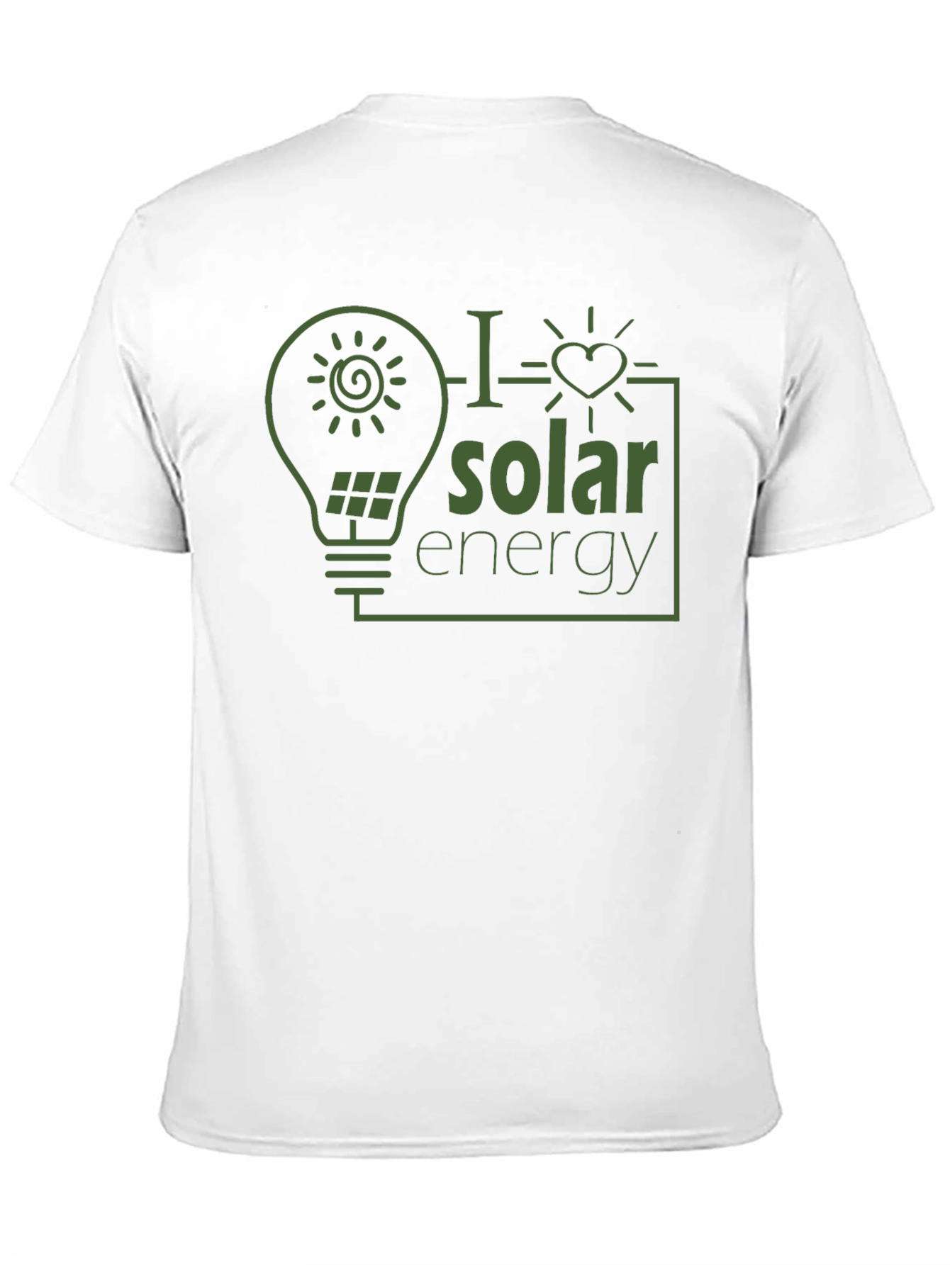 I Love Solar Energy Graphic T-Shirt