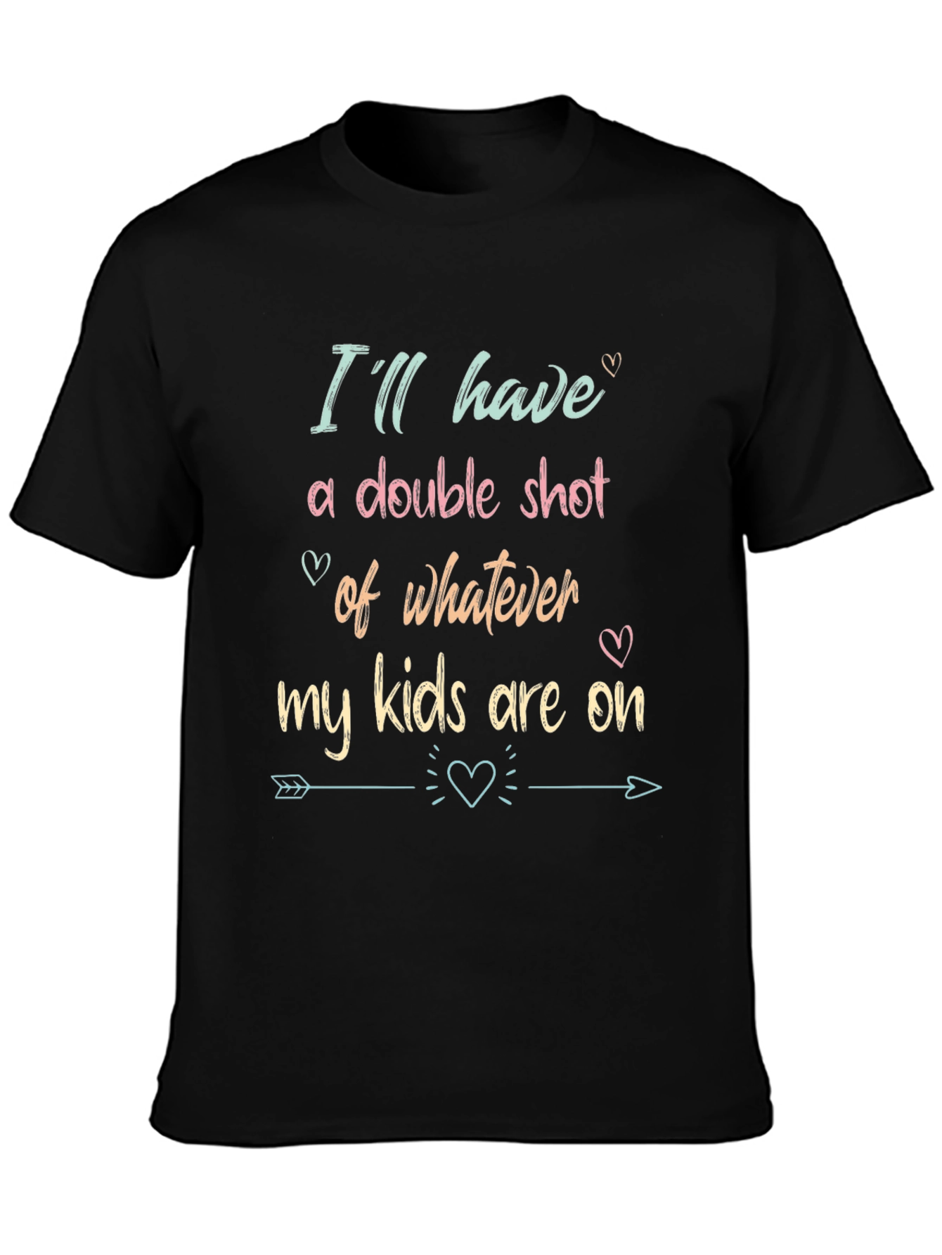 Double Shot T-Shirt: Humorous Parenting Apparel