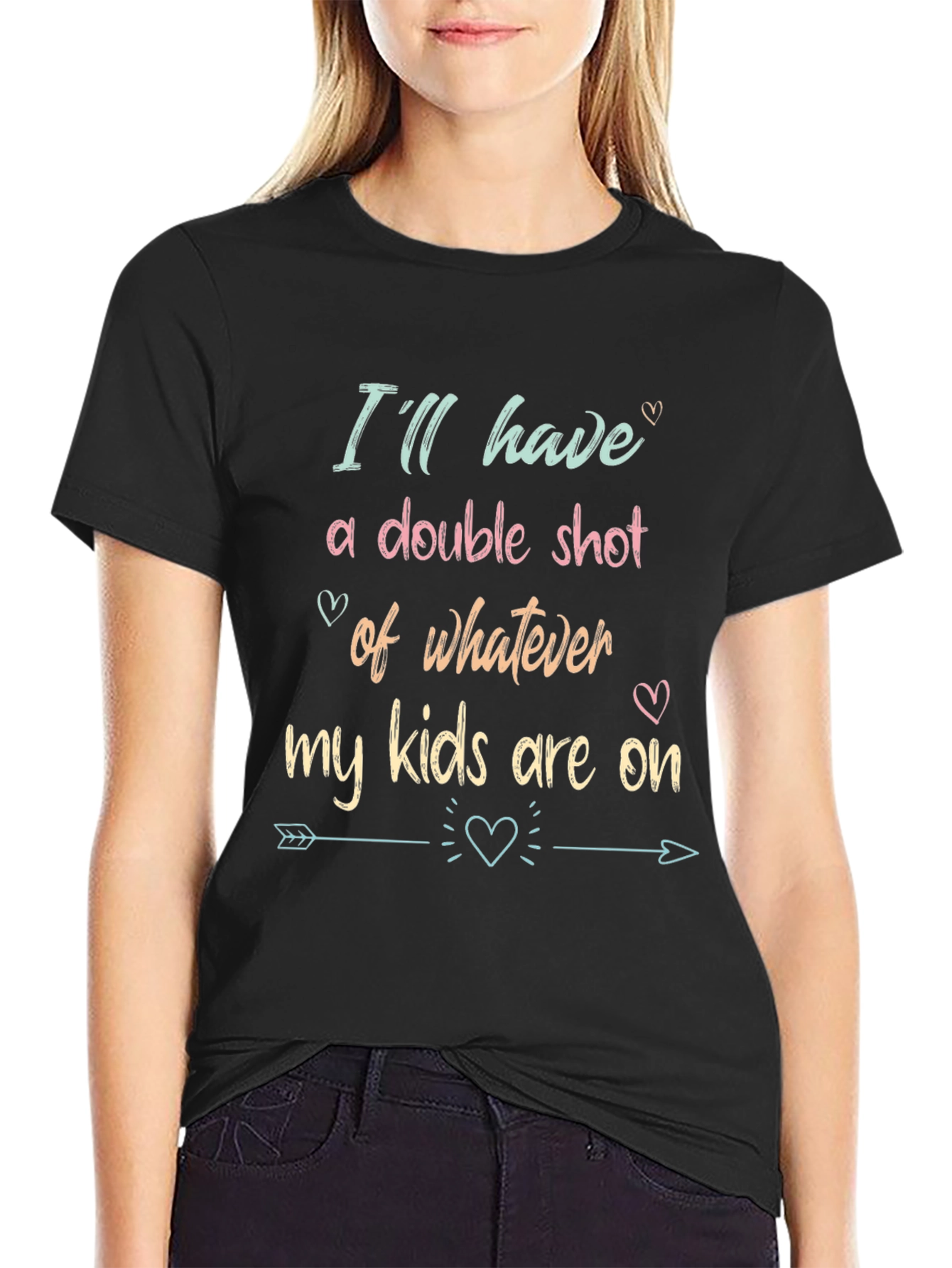 Double Shot T-Shirt: Humorous Parenting Apparel