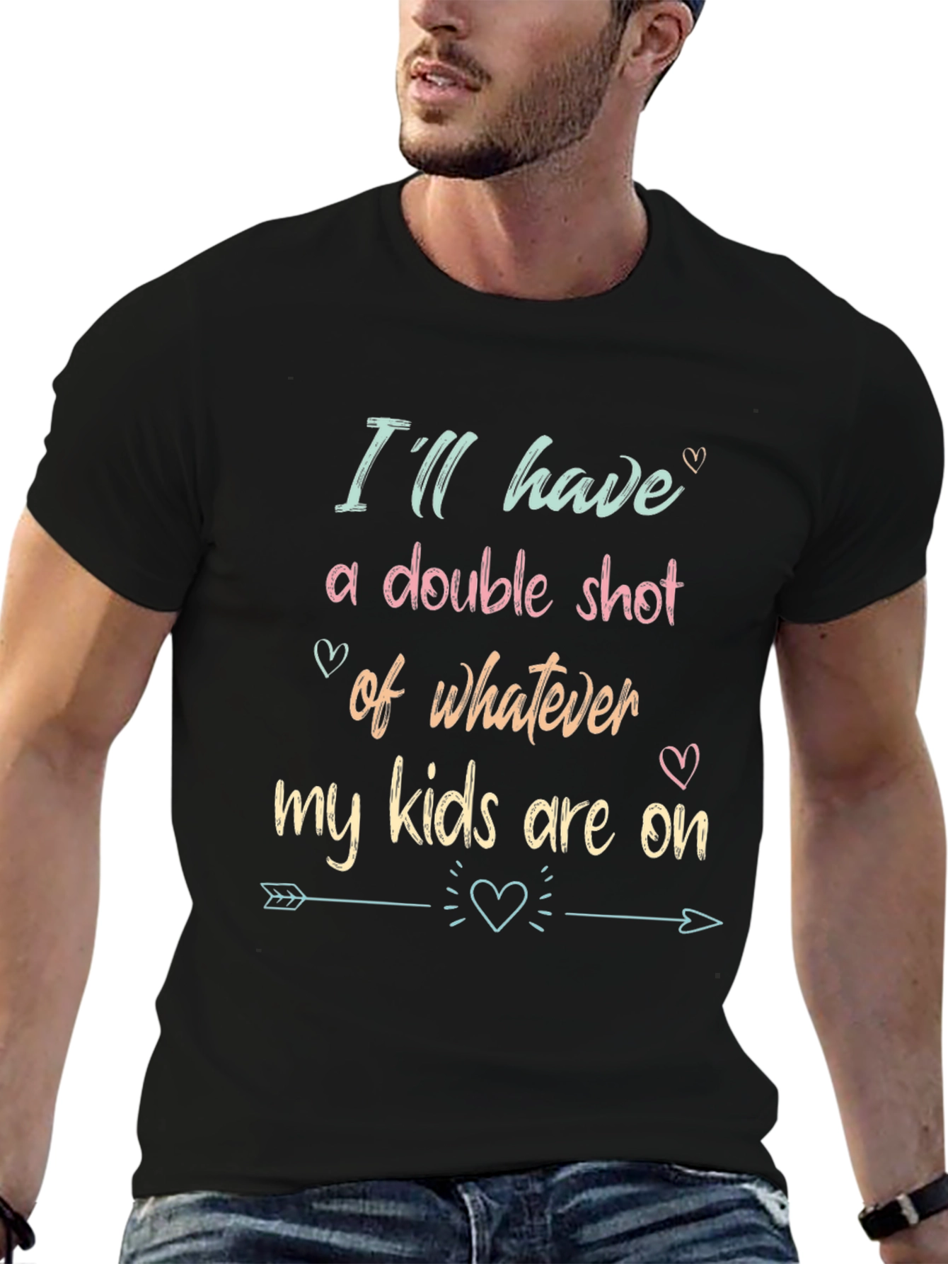 Double Shot T-Shirt: Humorous Parenting Apparel