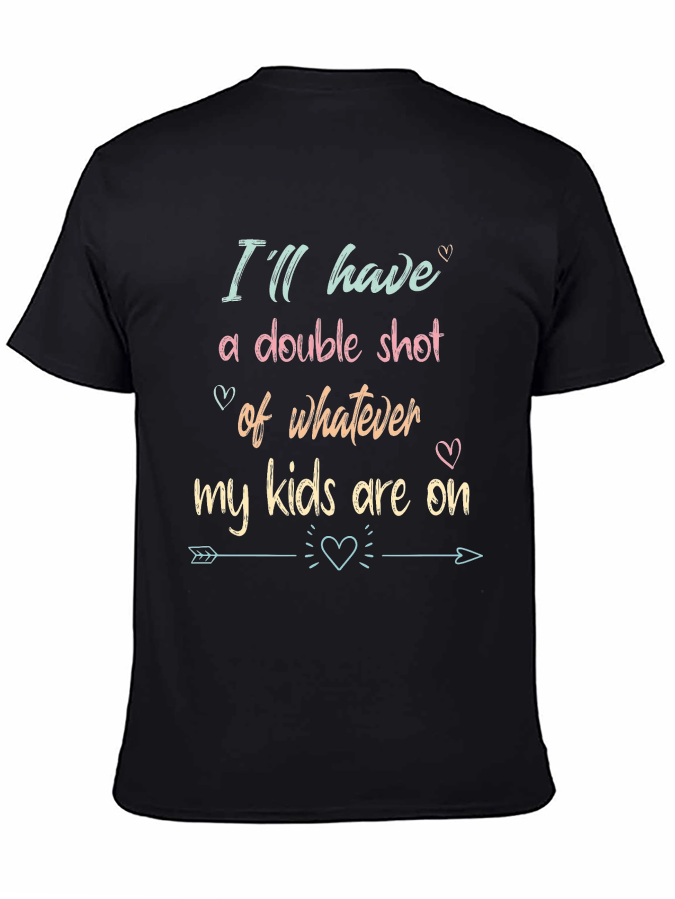 Double Shot T-Shirt: Humorous Parenting Apparel