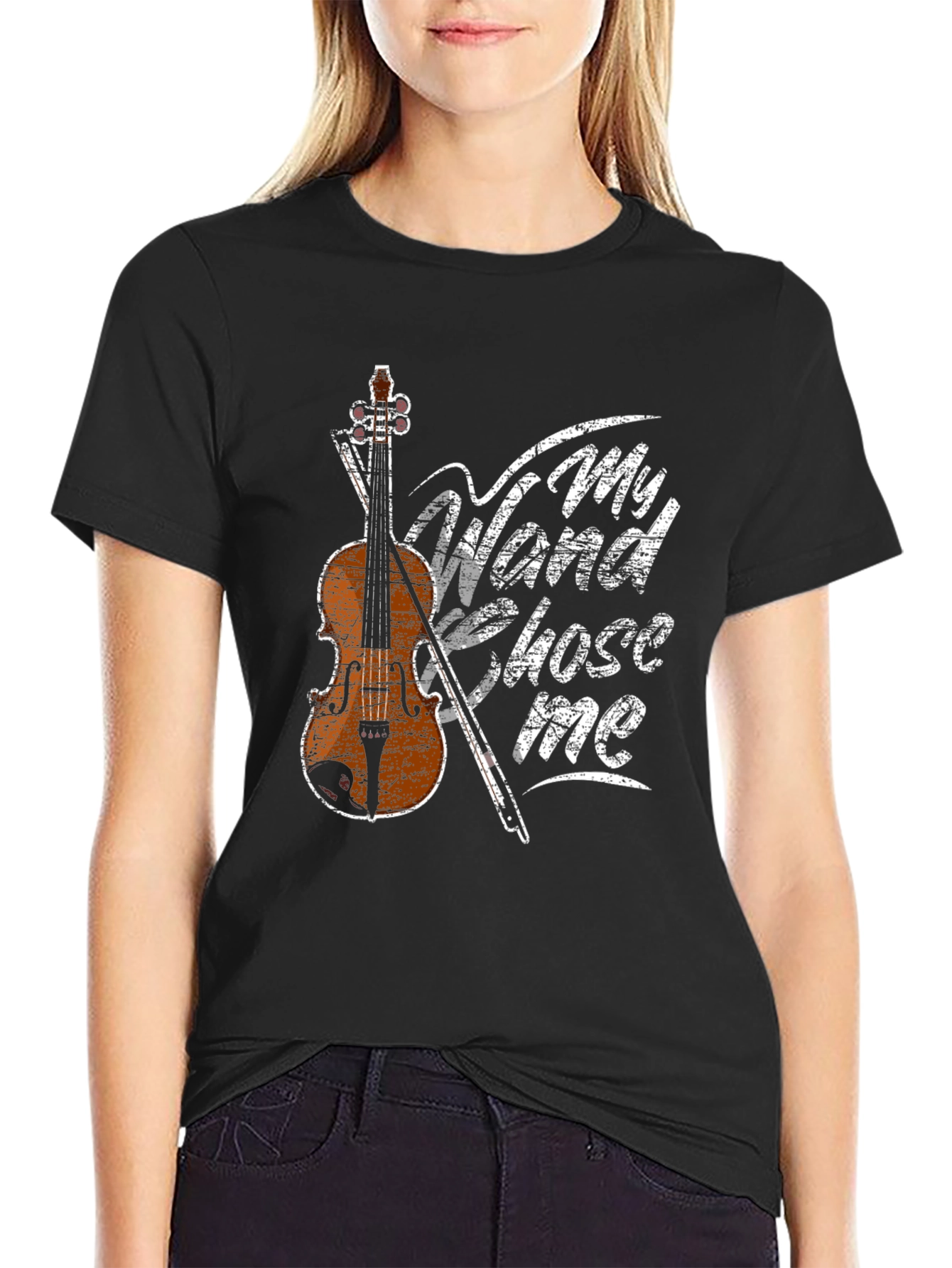 My Wand Chose Me Musician T-Shirt