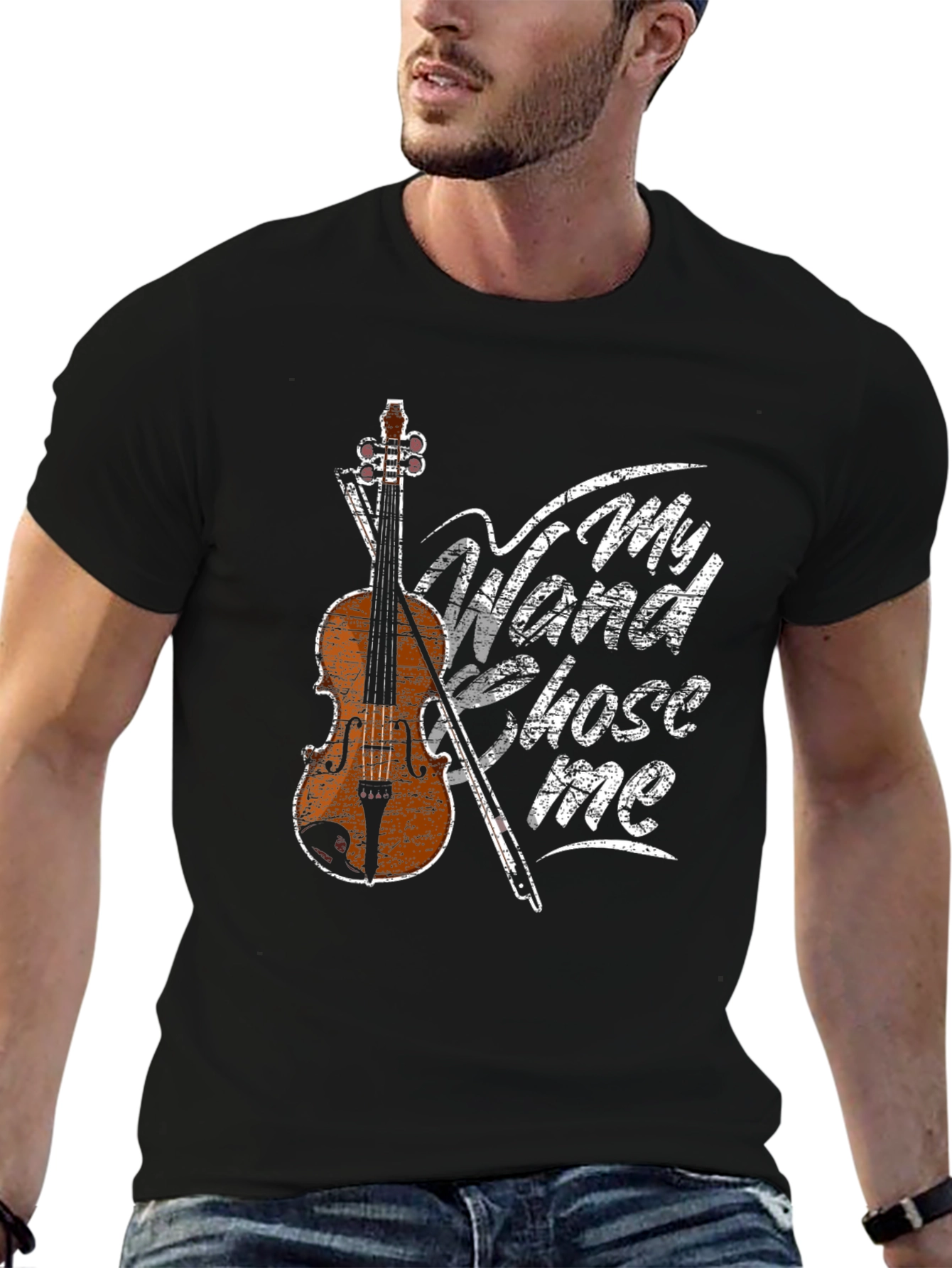 My Wand Chose Me Musician T-Shirt
