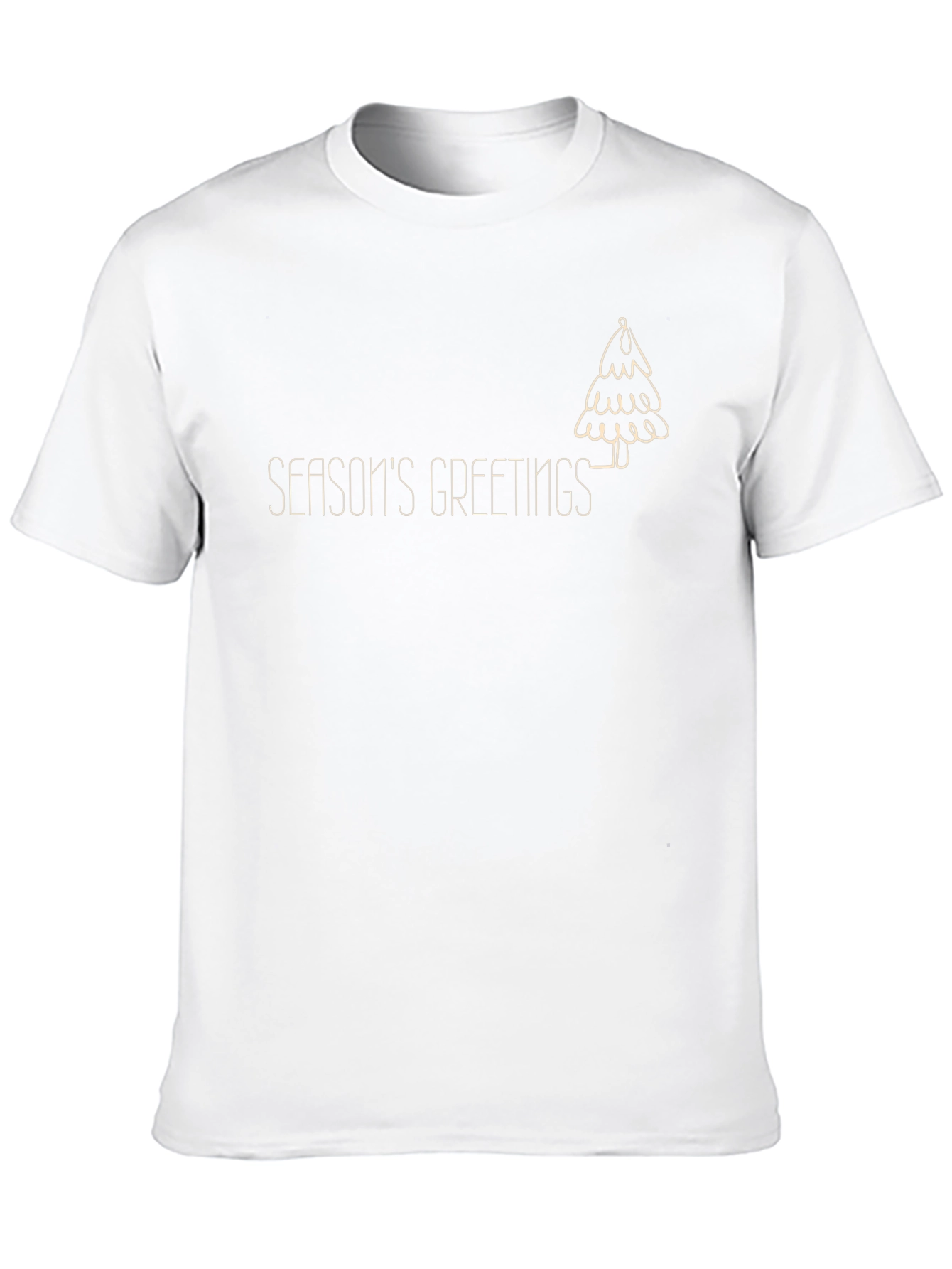 Seasons Greetings Tree Graphic Tee