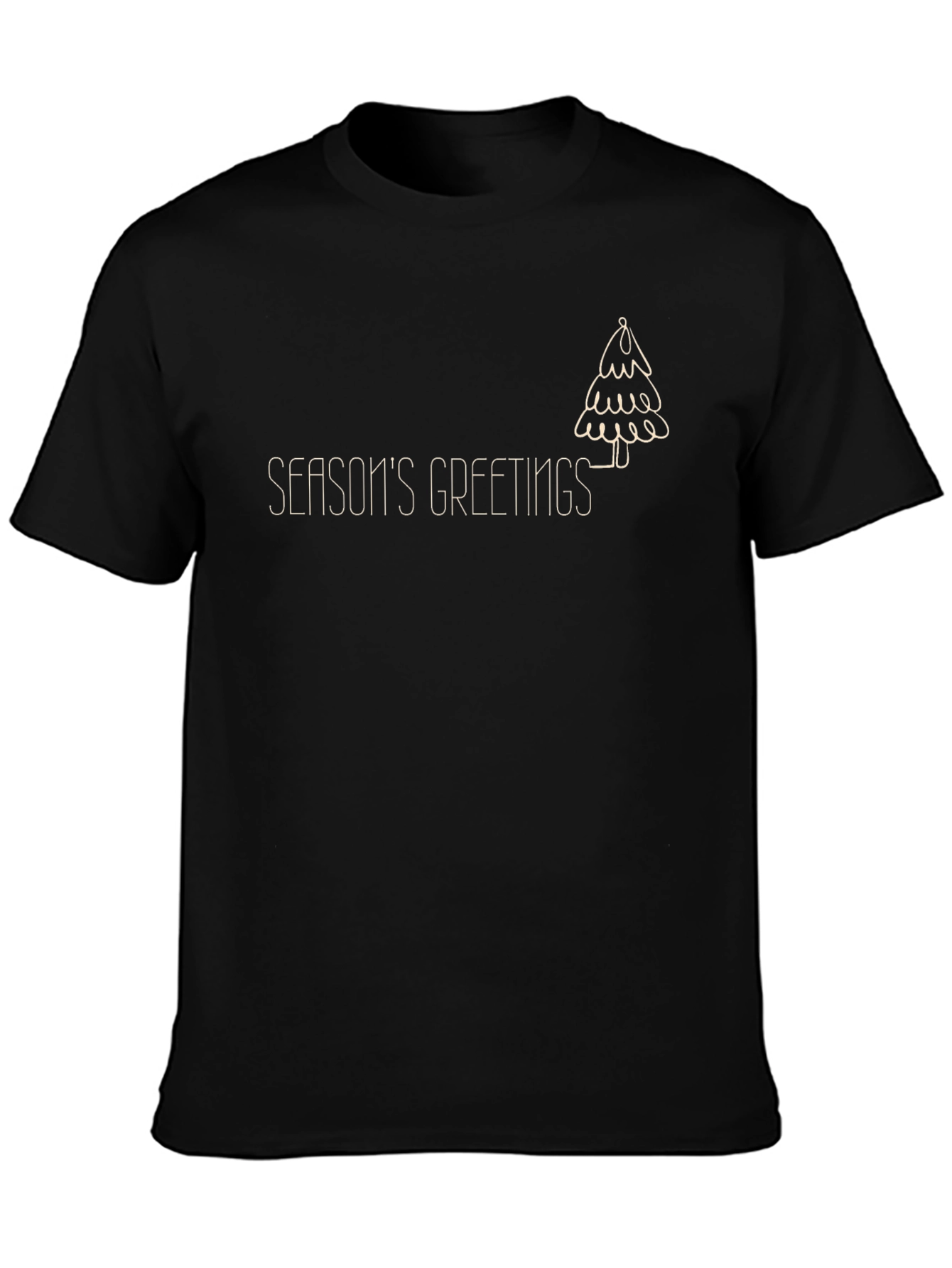 Seasons Greetings Tree Graphic Tee