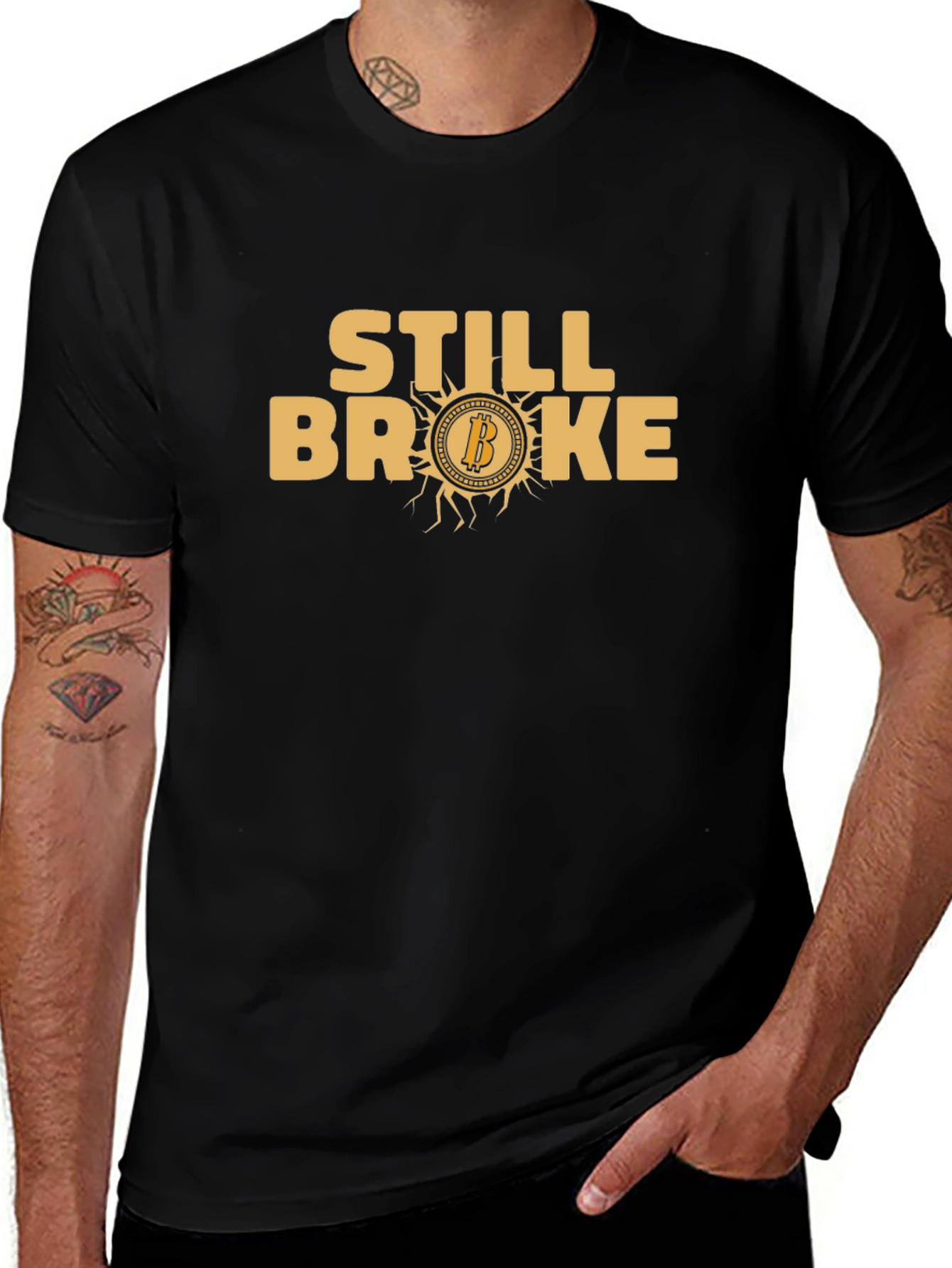 Still Broke Bitcoin T-Shirt