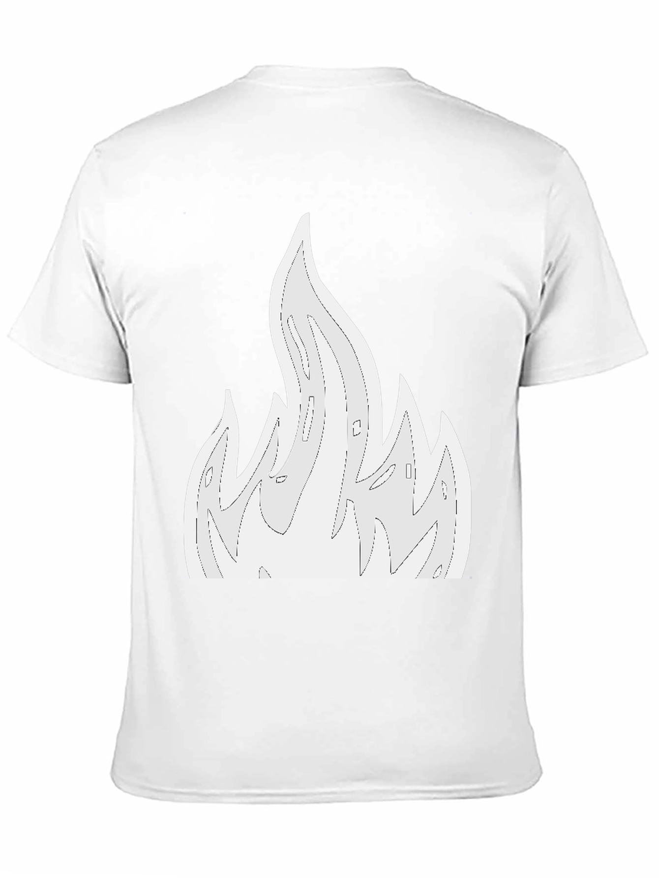 Flame Graphic Black T-Shirt