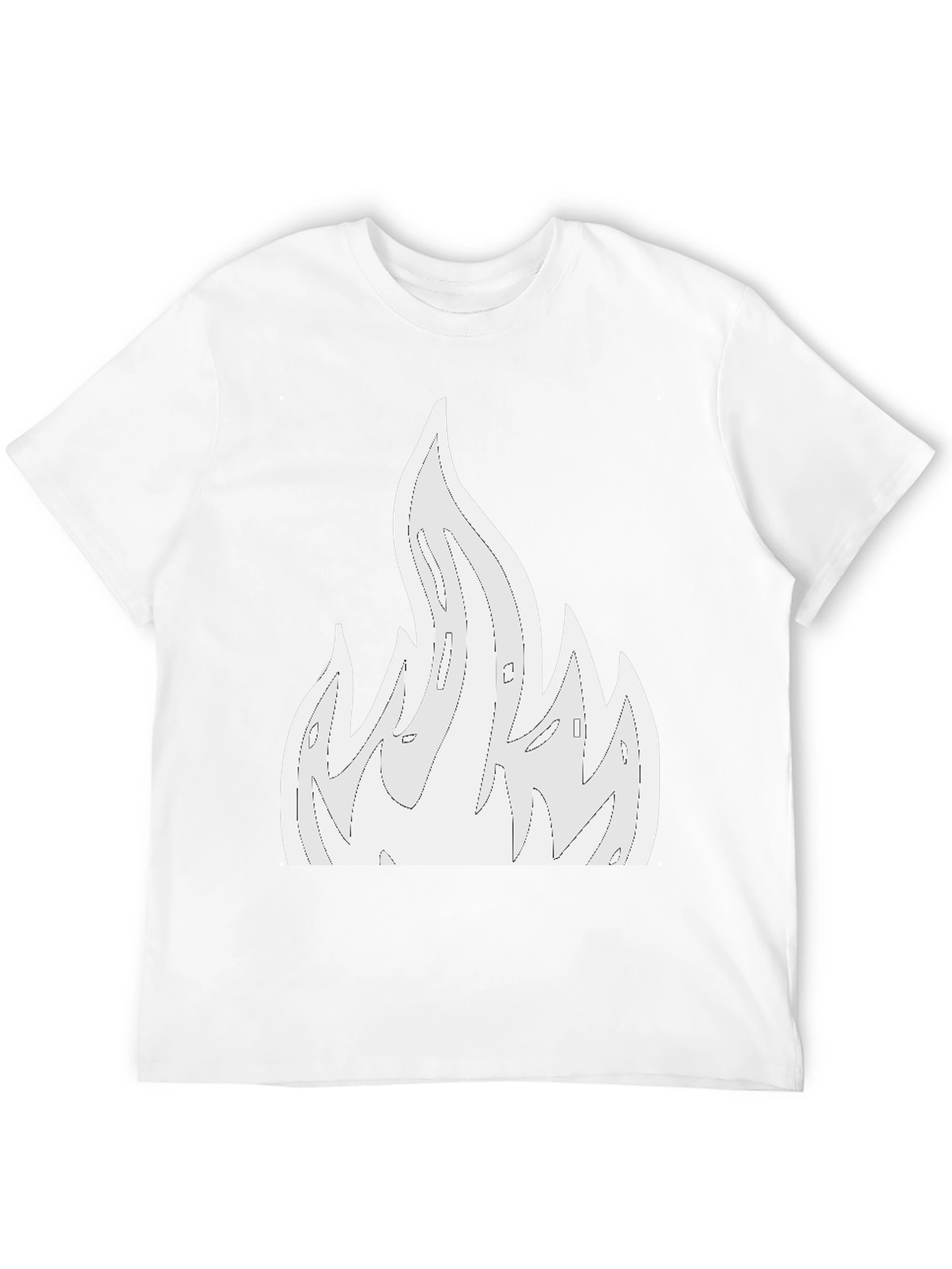 Flame Graphic Black T-Shirt