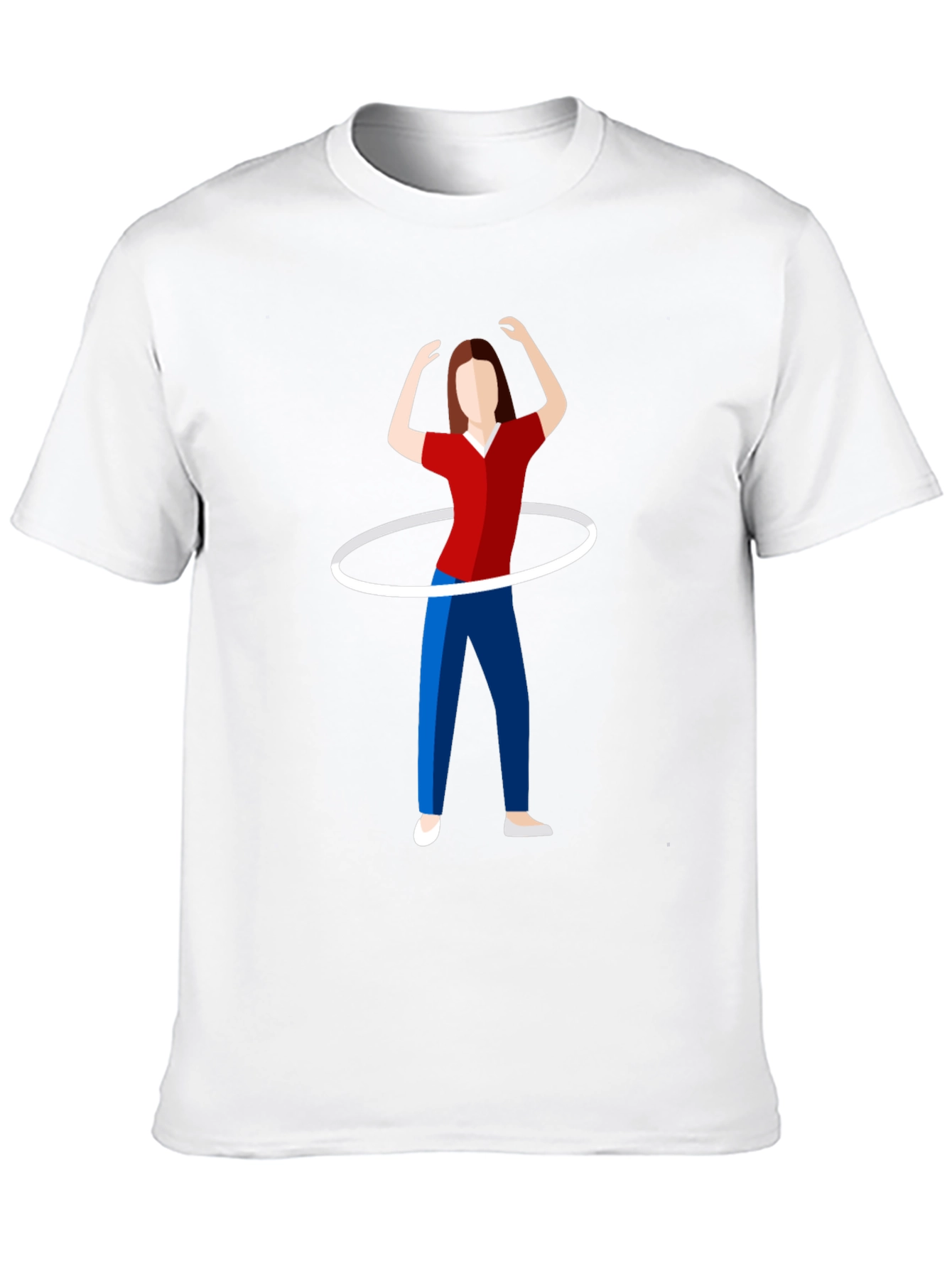 Hula Hoop T-Shirt - Fun Graphic Tee