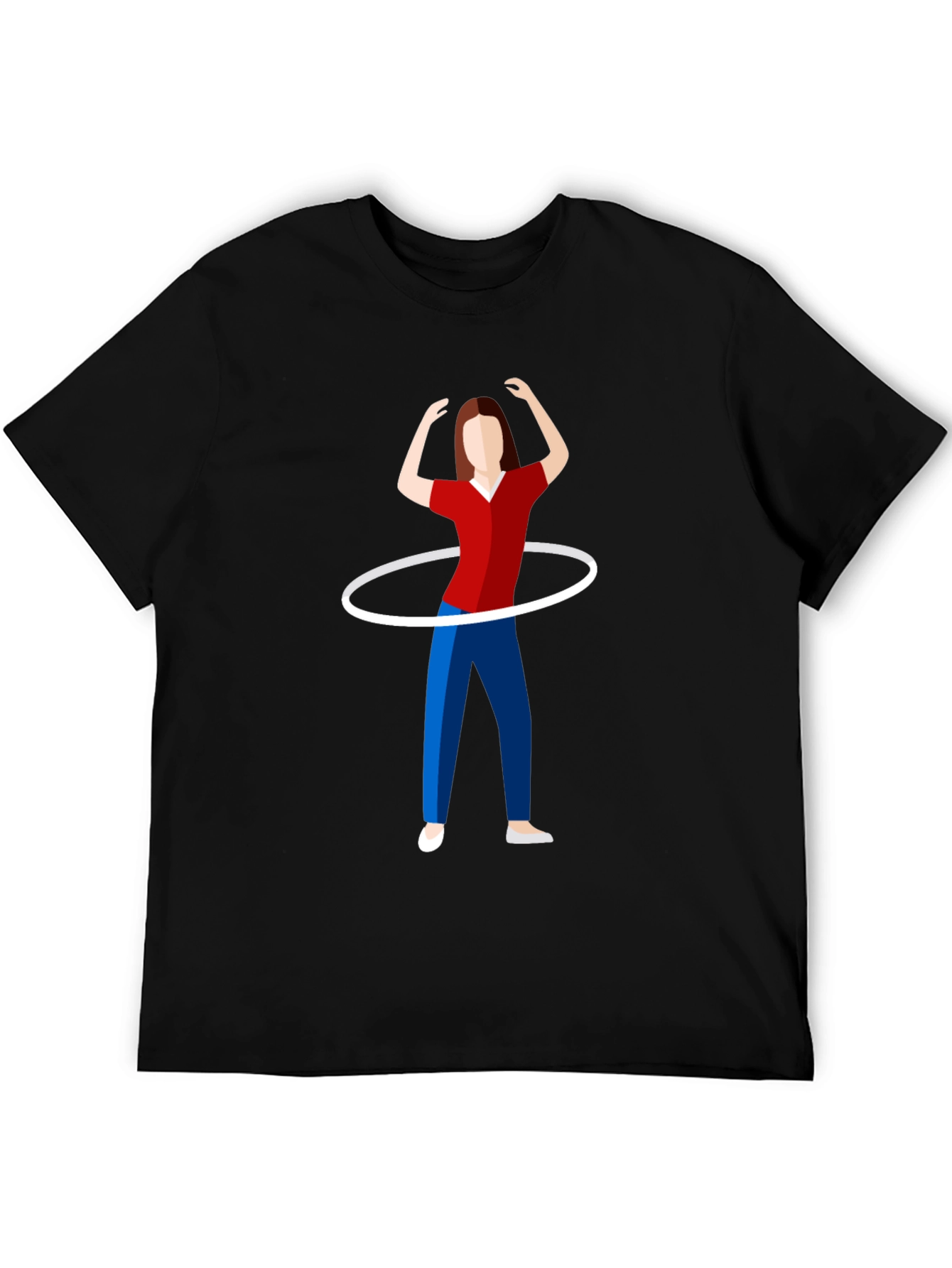 Hula Hoop T-Shirt - Fun Graphic Tee