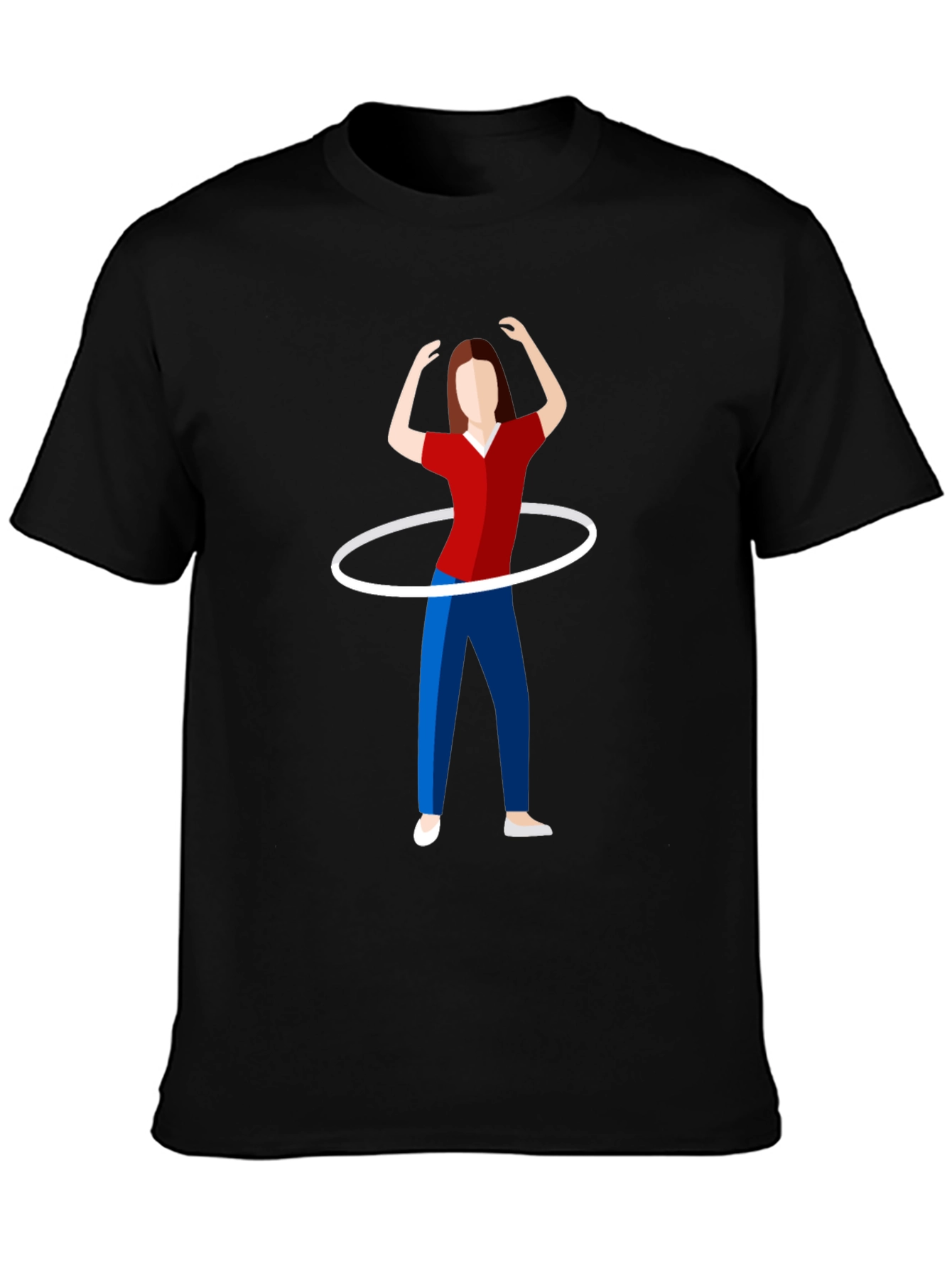 Hula Hoop T-Shirt - Fun Graphic Tee