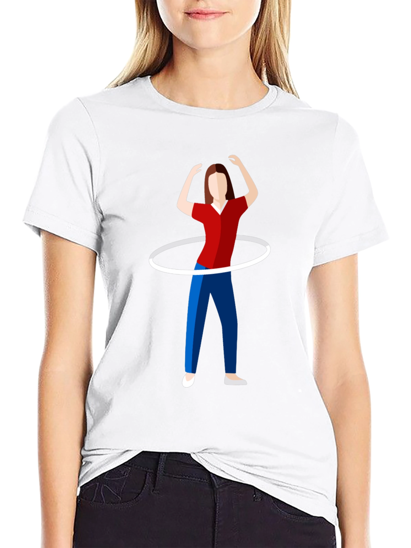 Hula Hoop T-Shirt - Fun Graphic Tee