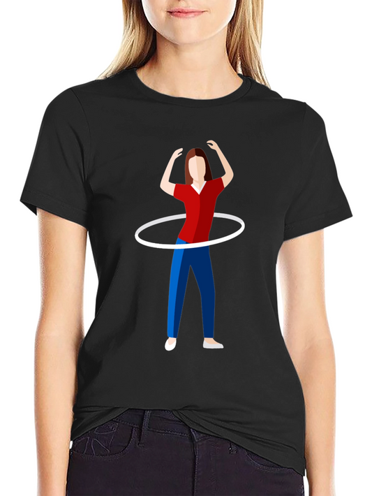 Hula Hoop T-Shirt - Fun Graphic Tee