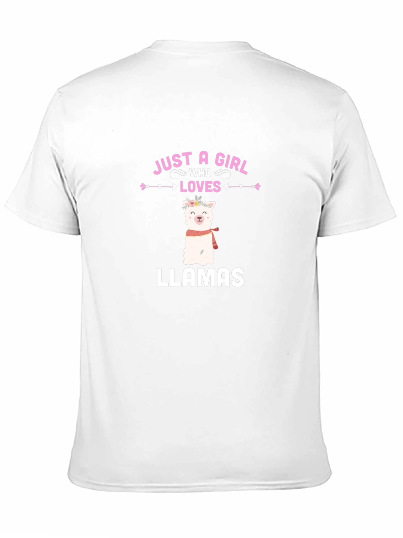 Just a Girl Who Loves Llamas Graphic T-Shirt