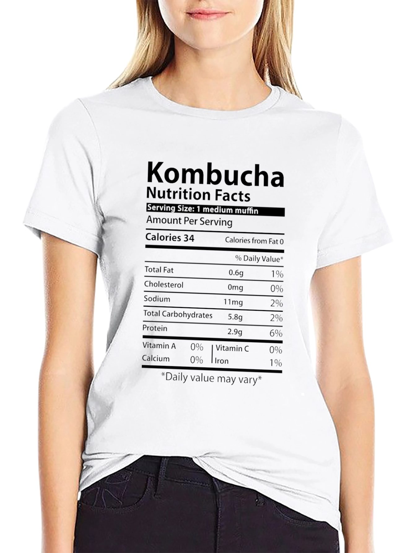 Kombucha Nutrition Facts Novelty T-Shirt