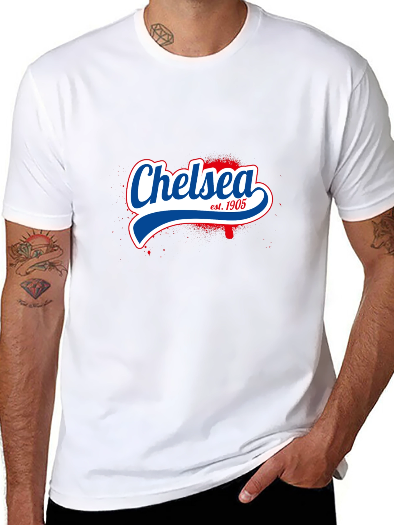 Chelsea FC Est. 1905 Black T-Shirt