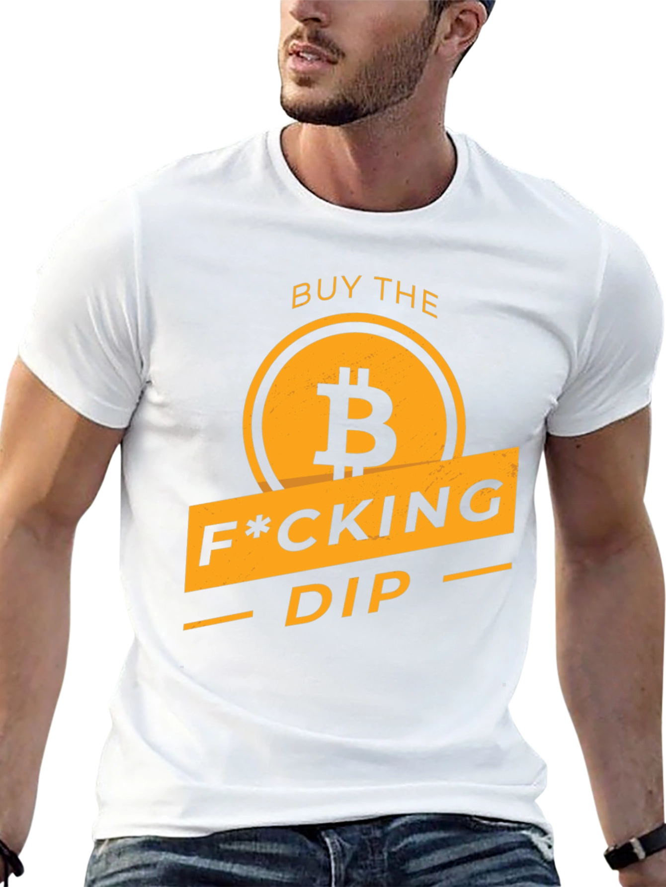 Buy the F*cking Dip Bitcoin Graphic T-Shirt