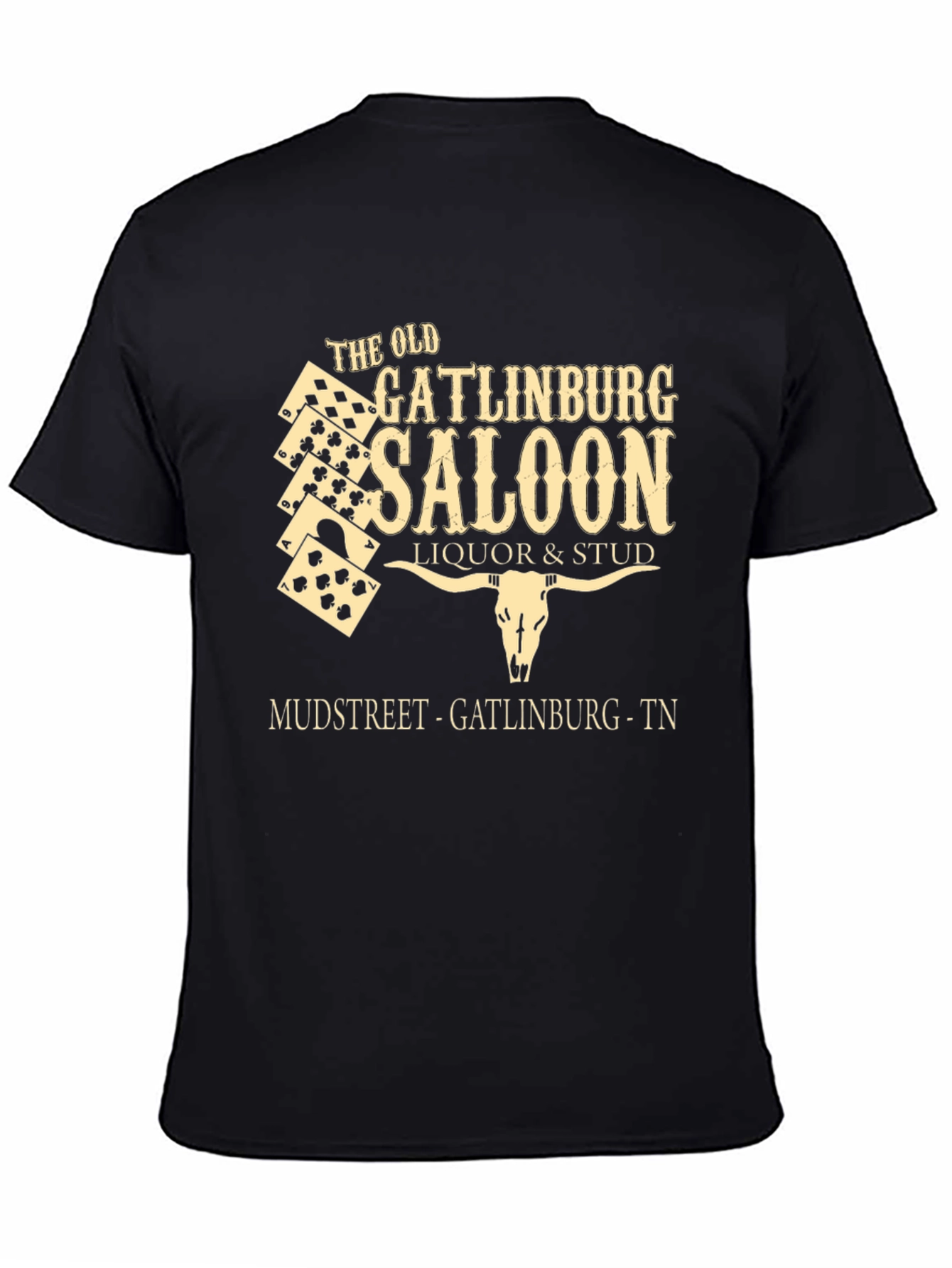 The Old Gatlinburg Saloon Black T-Shirt