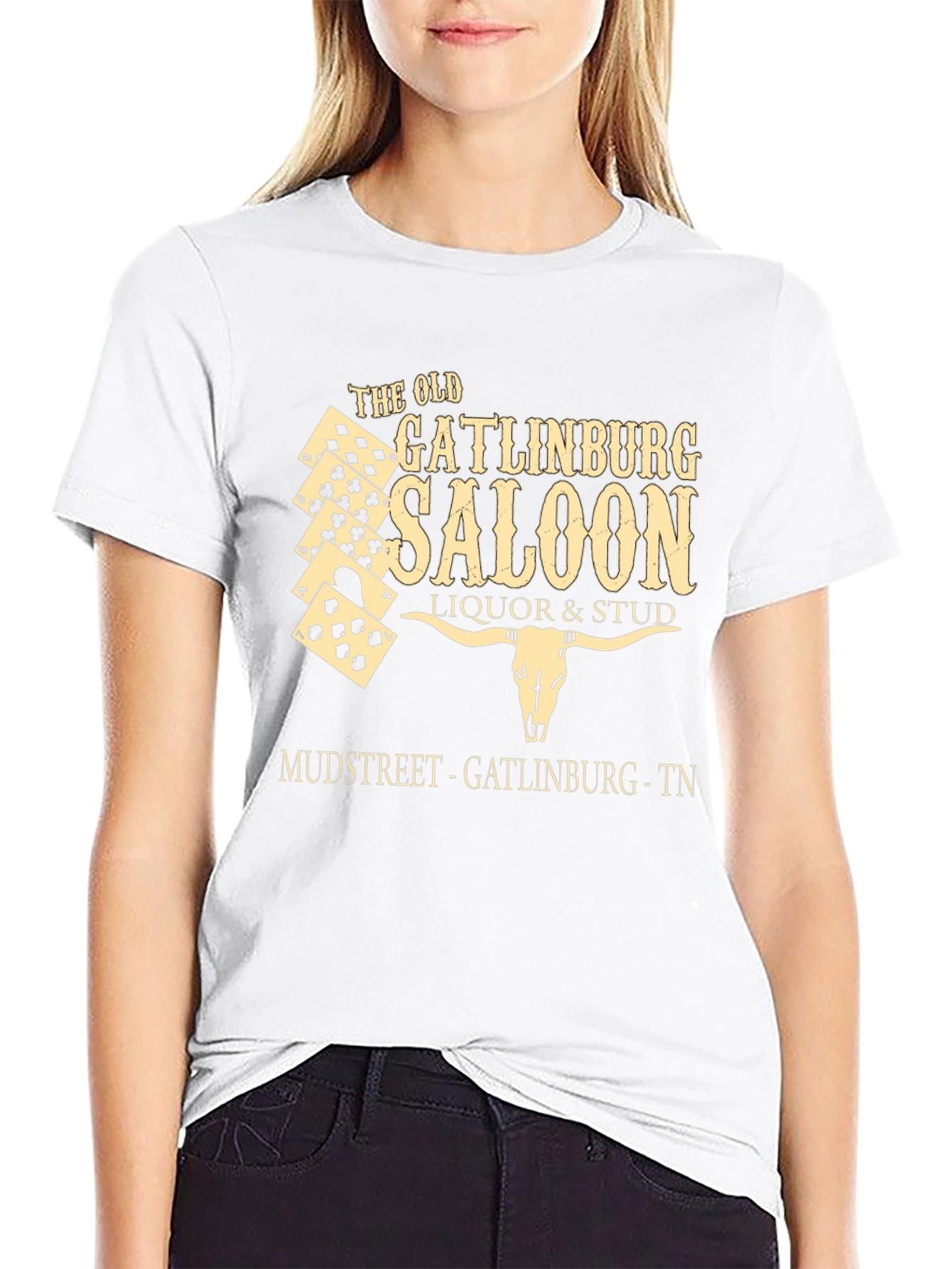 The Old Gatlinburg Saloon Black T-Shirt