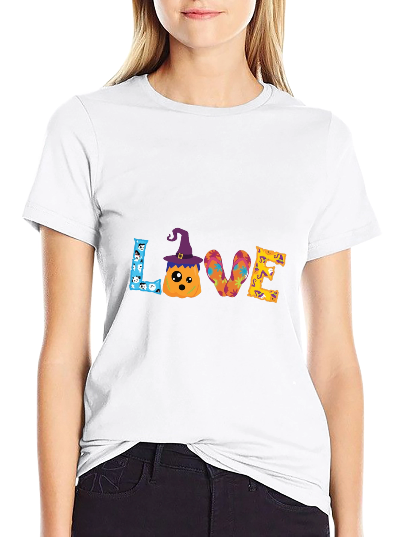 Halloween Beach Love Graphic Tee