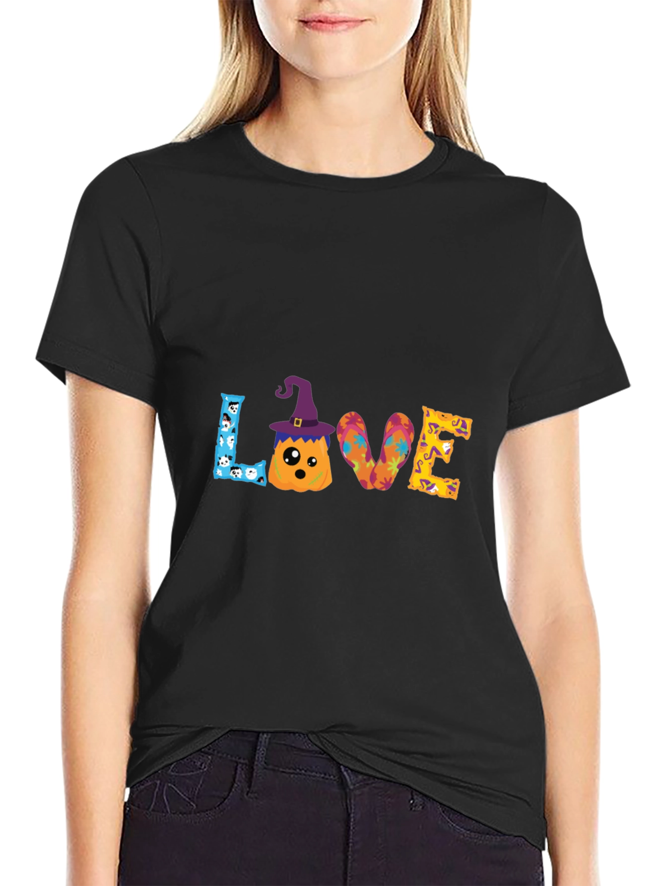 Halloween Beach Love Graphic Tee