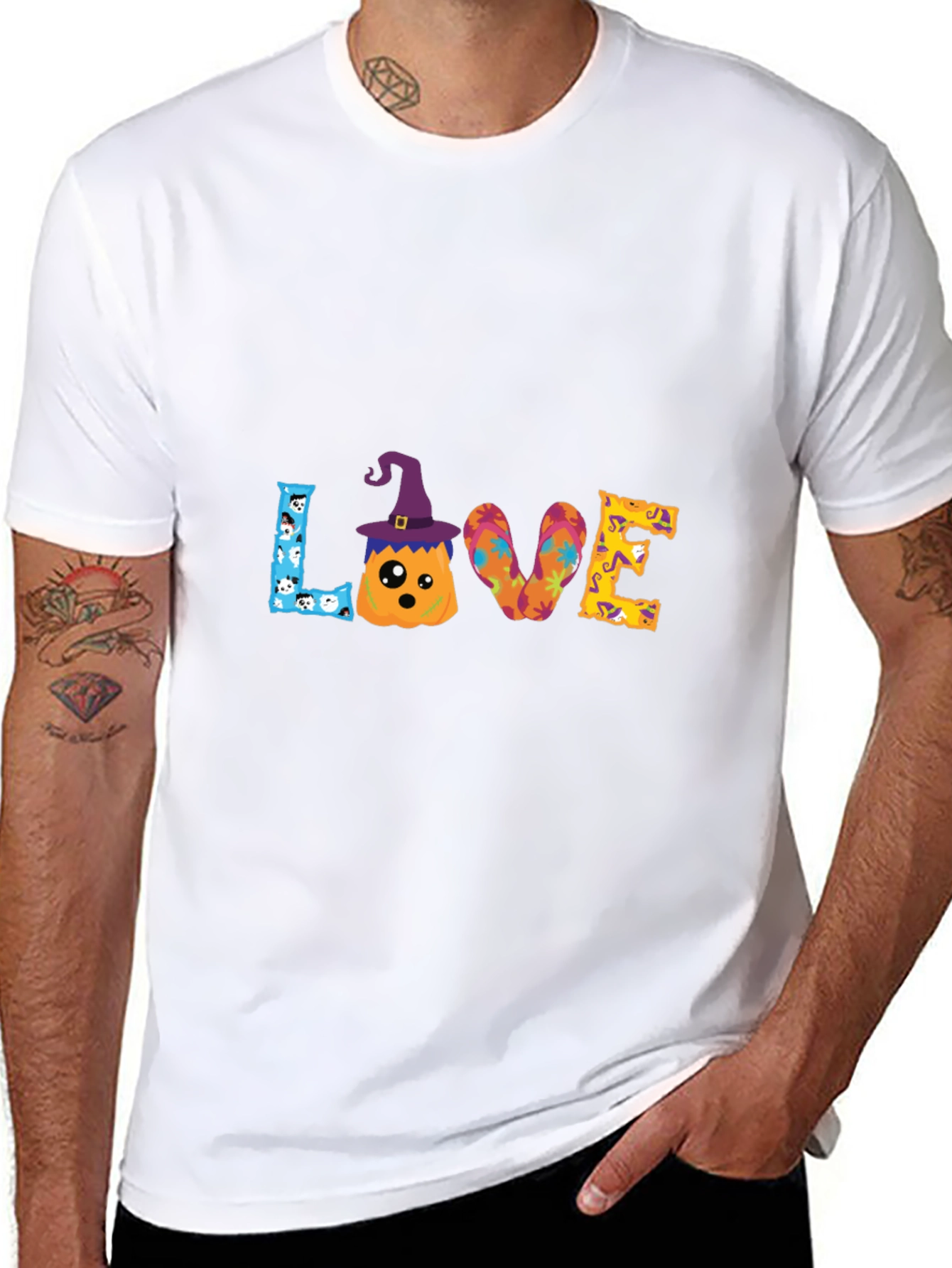 Halloween Beach Love Graphic Tee