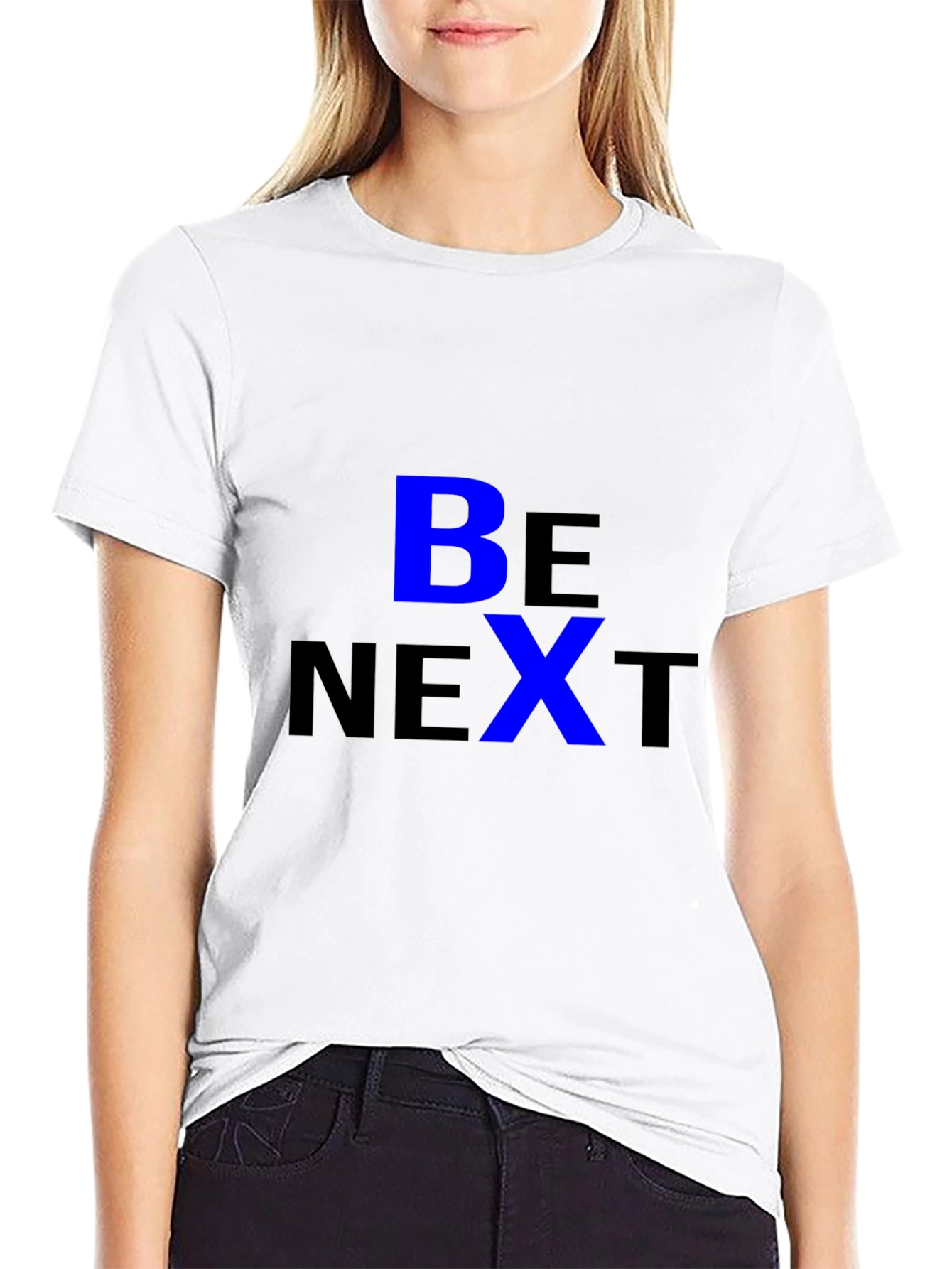Be Next Graphic Tee - Stylish Black T-Shirt