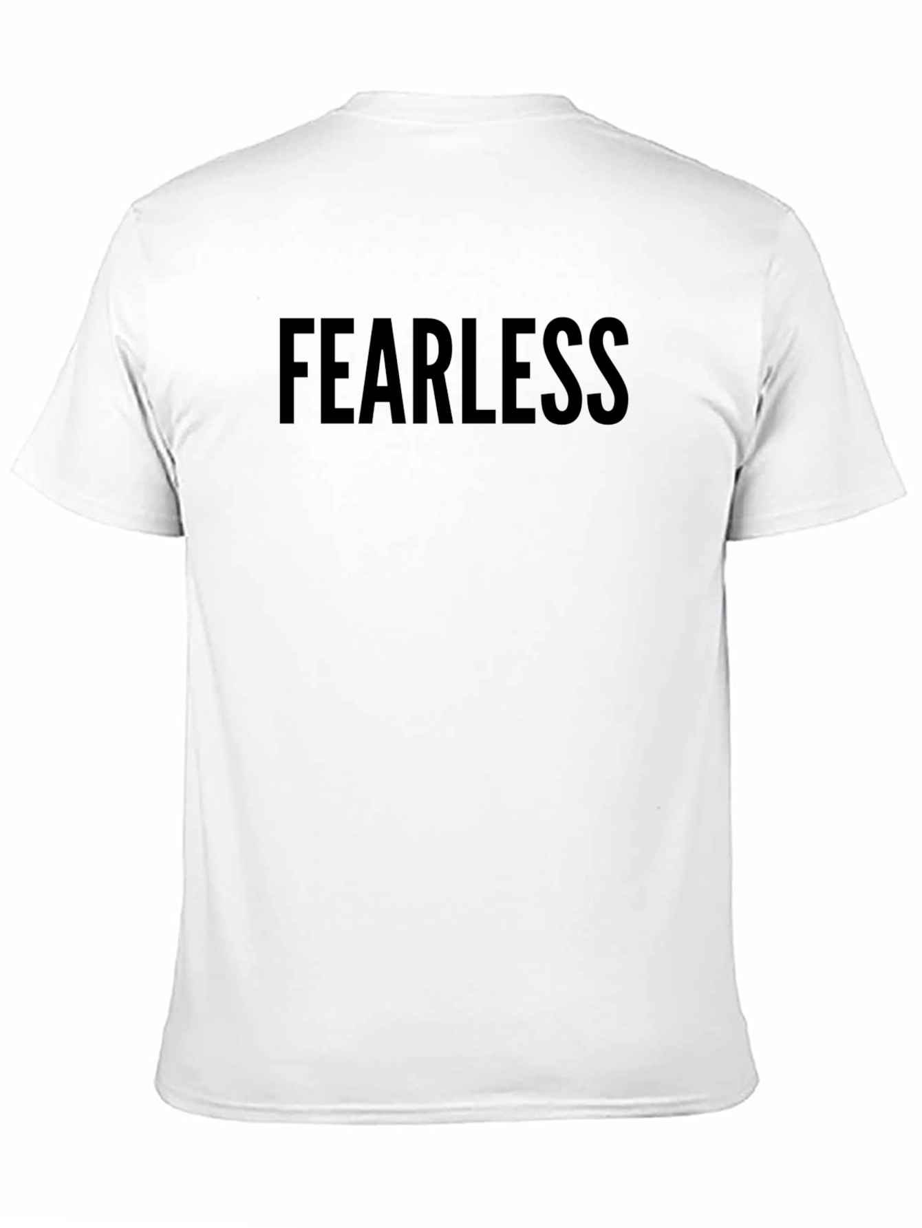 Fearless Black Crew Neck T-Shirt
