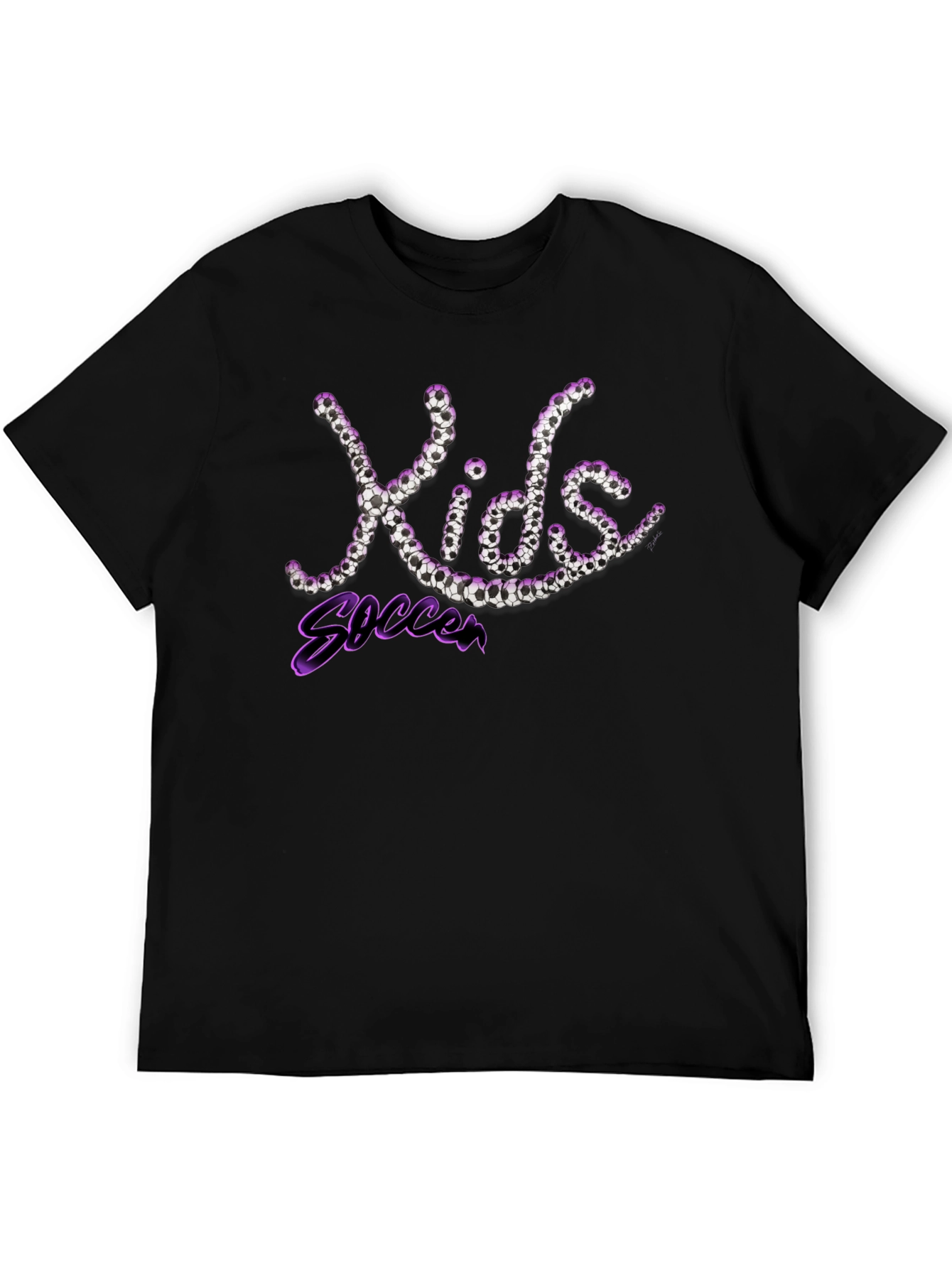 Kids Soccer Graphic T-Shirt - Sports Tee