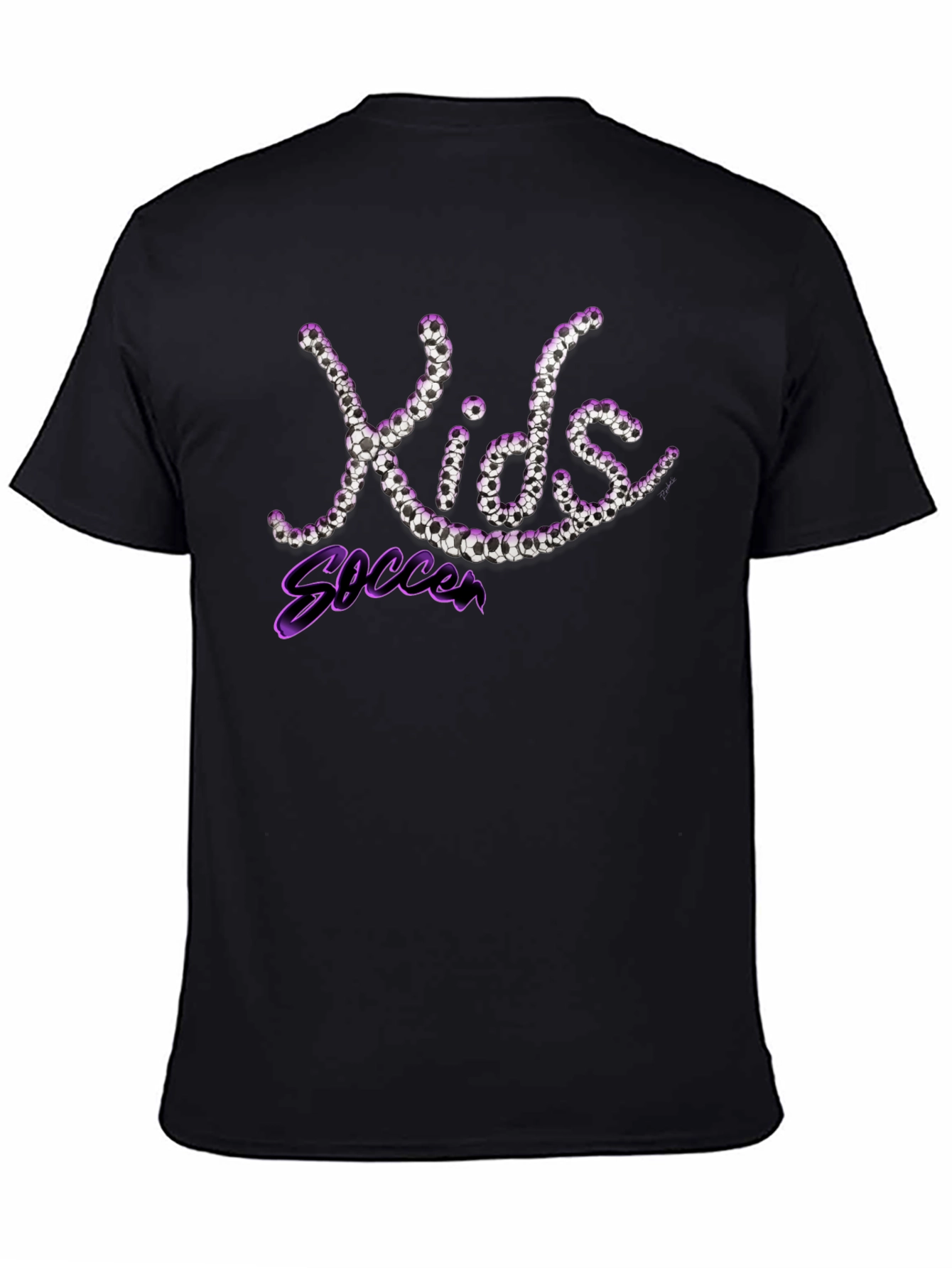 Kids Soccer Graphic T-Shirt - Sports Tee