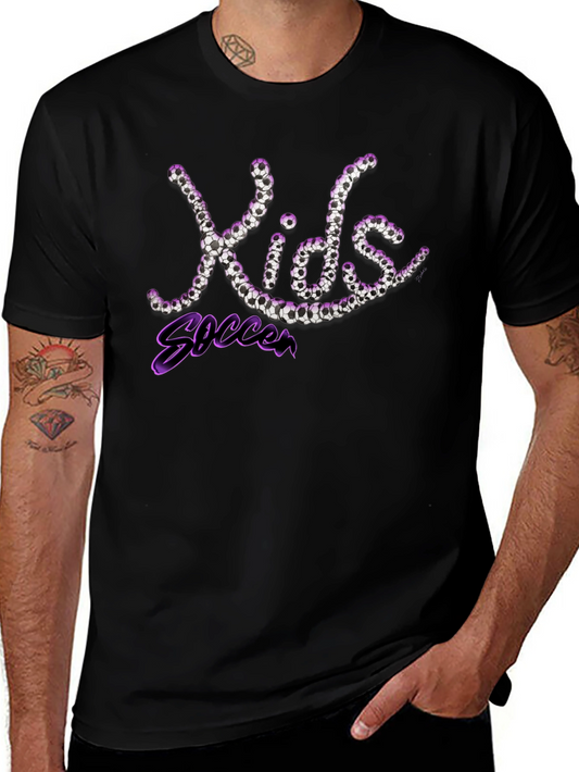 Kids Soccer Graphic T-Shirt - Sports Tee