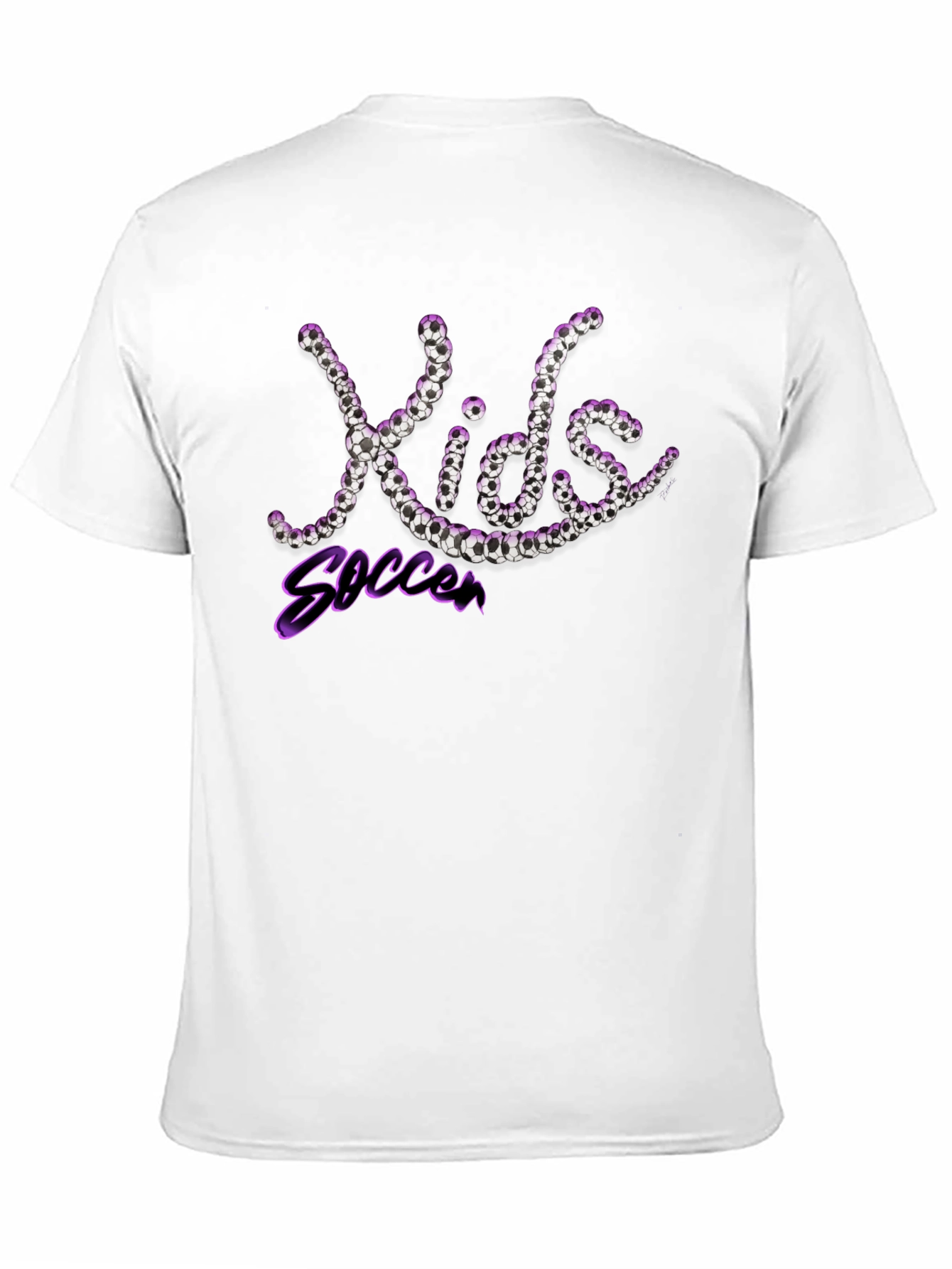 Kids Soccer Graphic T-Shirt - Sports Tee