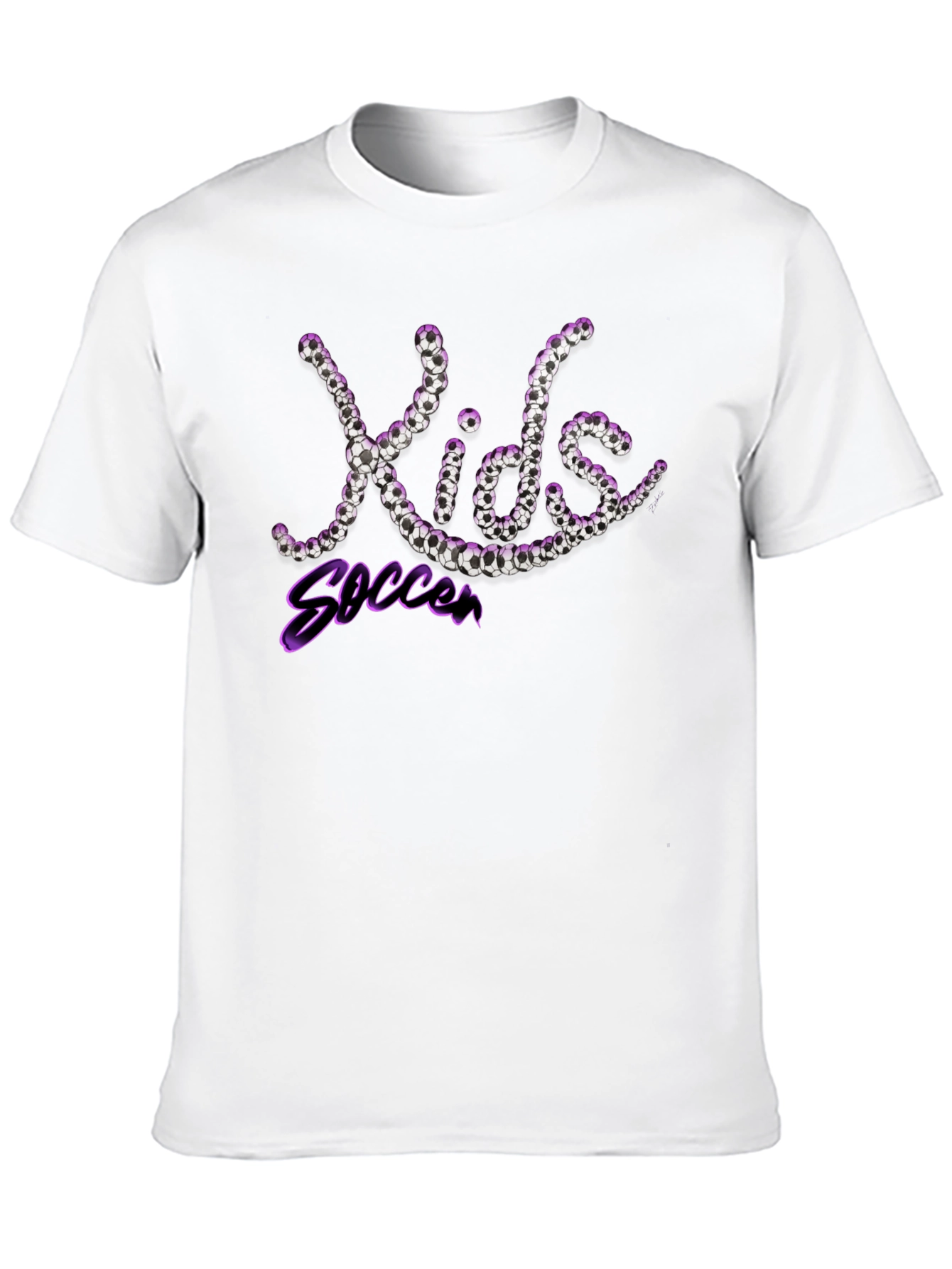 Kids Soccer Graphic T-Shirt - Sports Tee