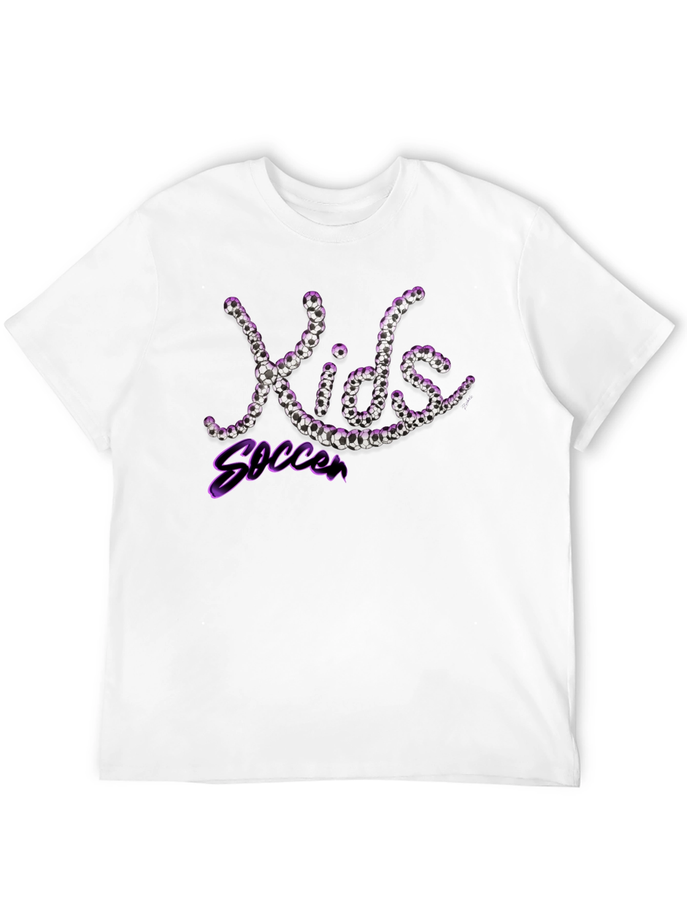 Kids Soccer Graphic T-Shirt - Sports Tee