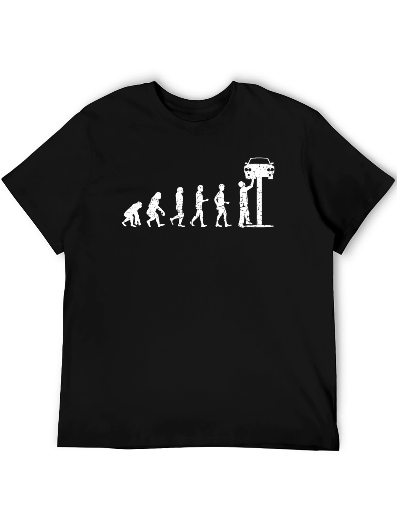 Evolution of Mechanic Humor T-Shirt