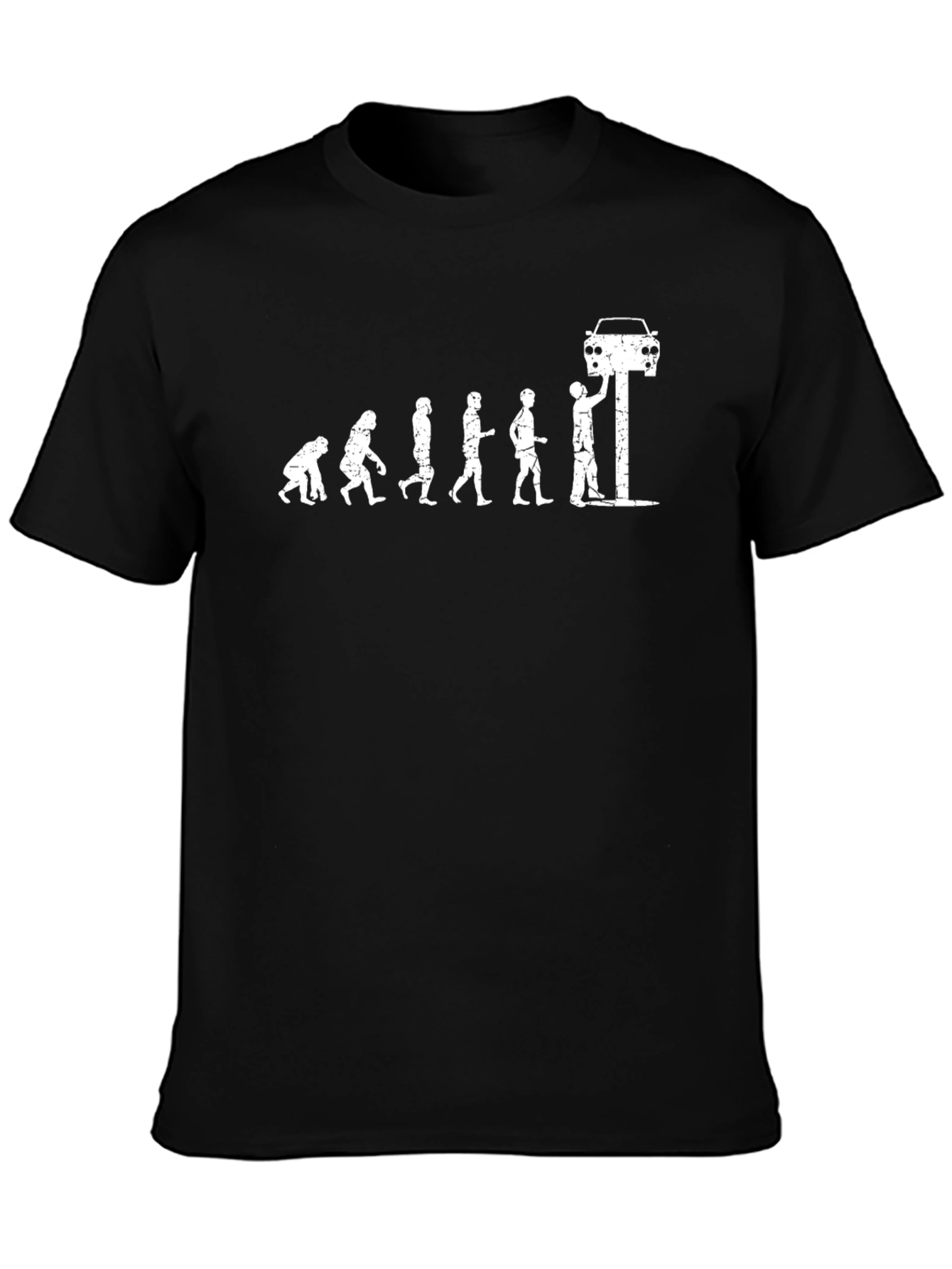 Evolution of Mechanic Humor T-Shirt
