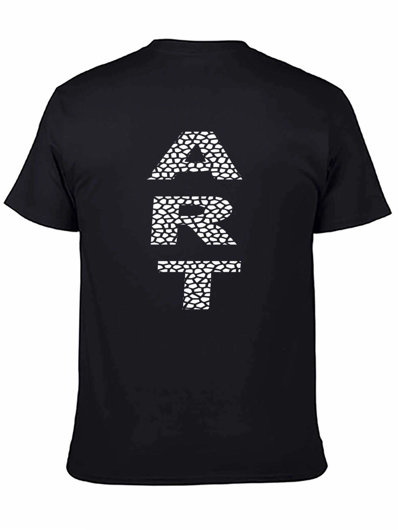 Modern ART Graphic Print Black T-Shirt