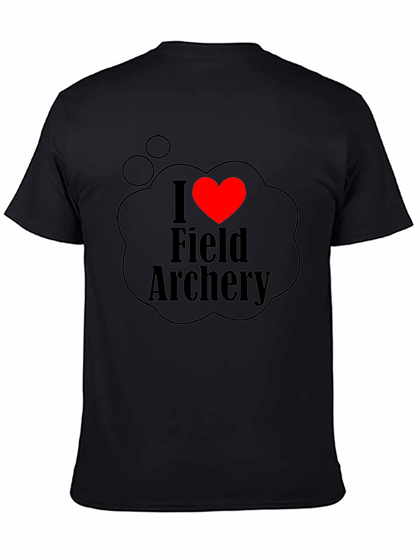 I Heart Field Archery T-Shirt - Black