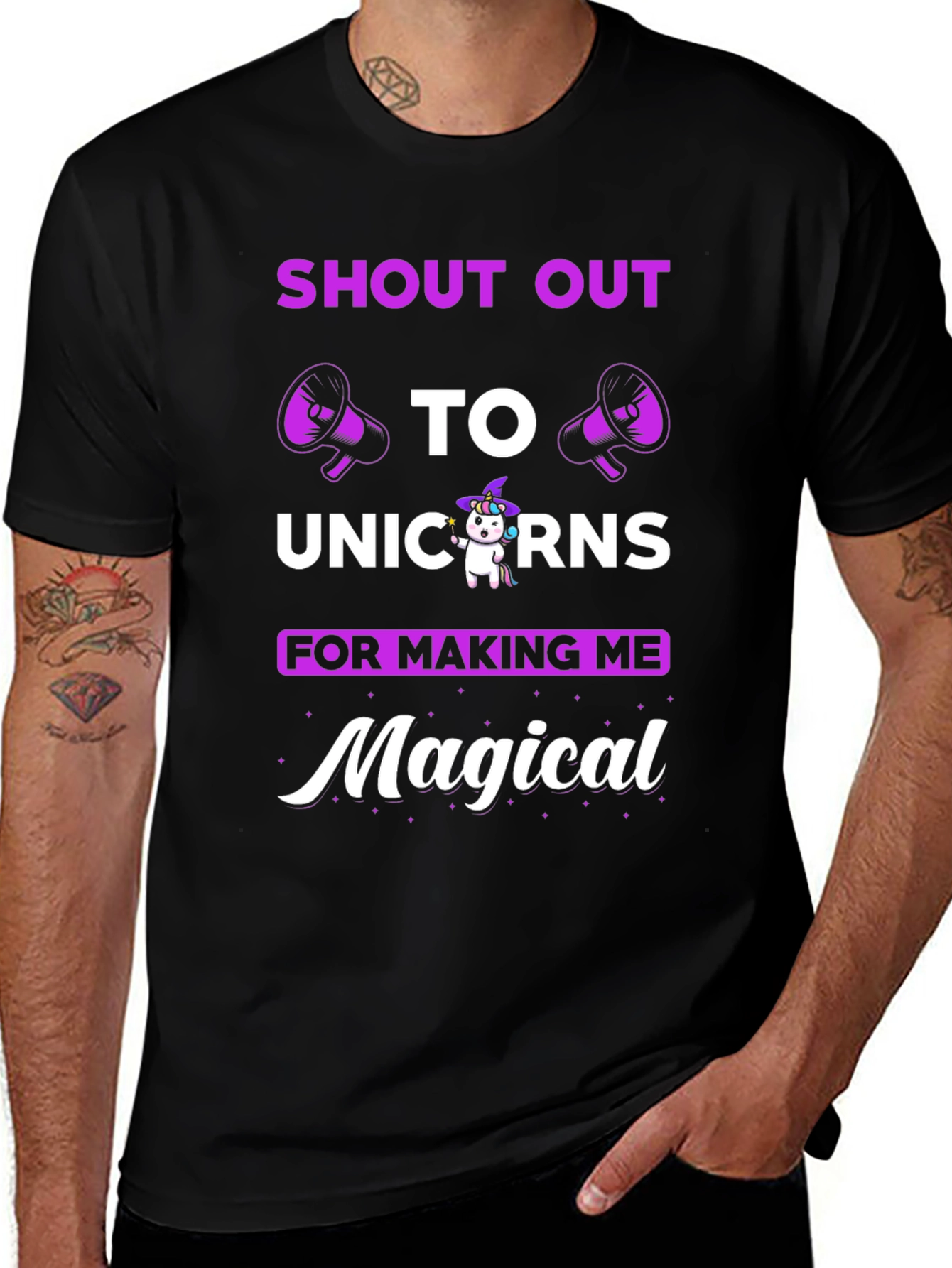 Unicorn Magical T-Shirt Novelty Graphic Tee