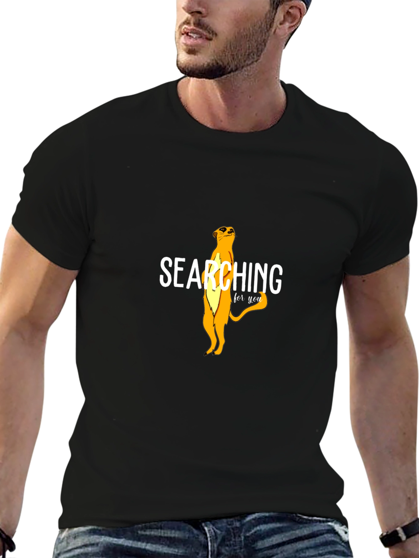 Searching For You Meerkat Graphic Tee
