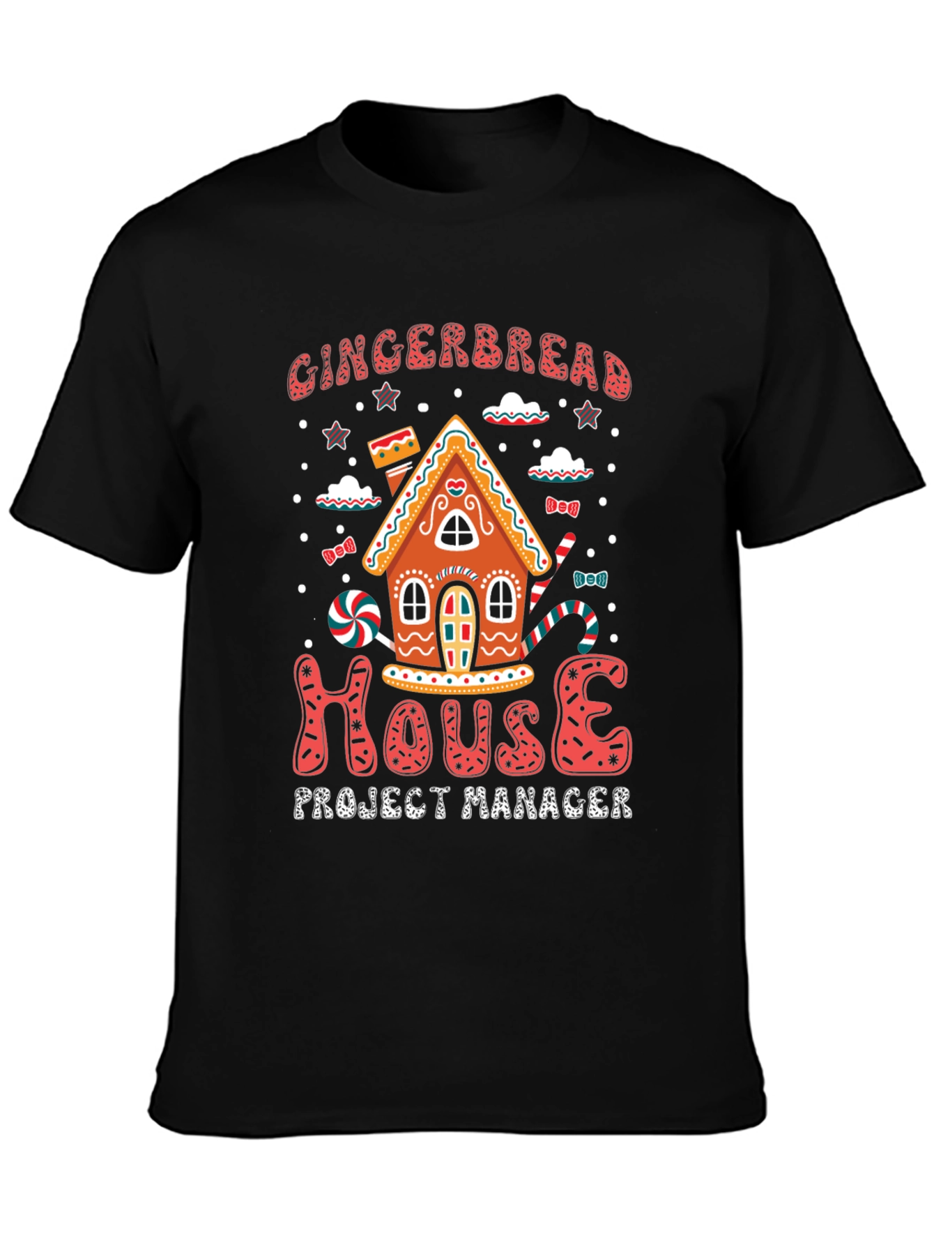 Gingerbread House Project Manager T-Shirt