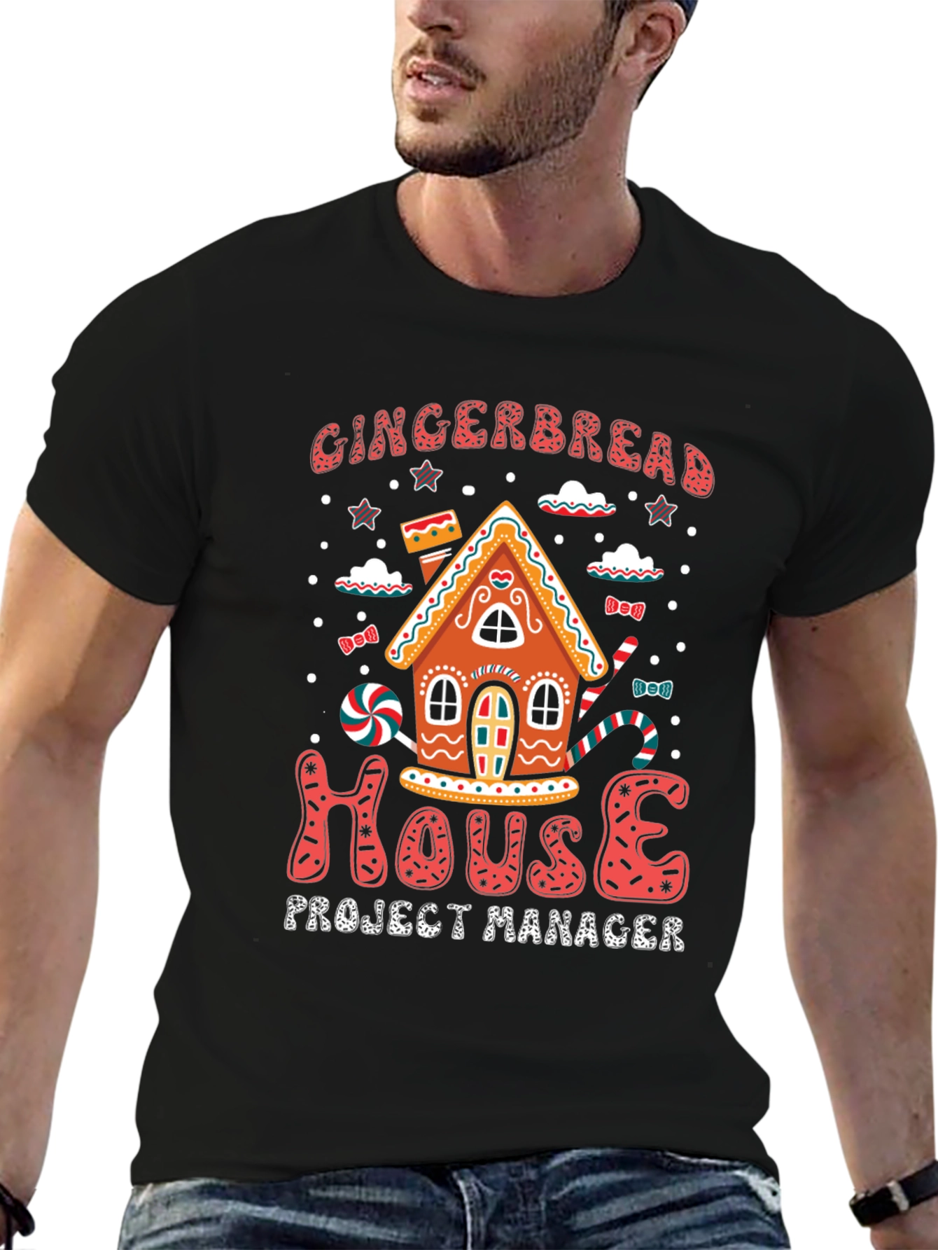 Gingerbread House Project Manager T-Shirt