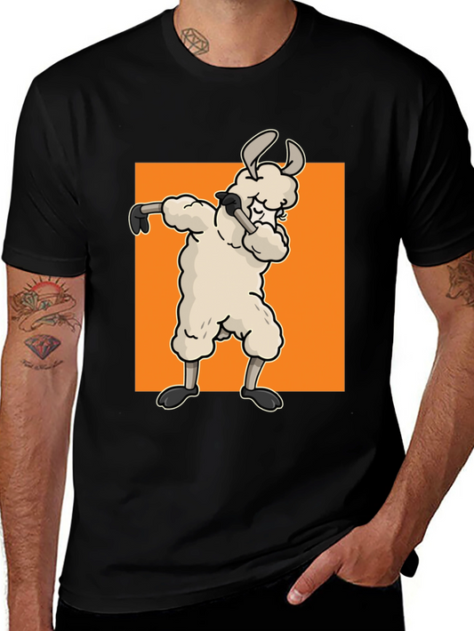 Dabbing Llama Graphic Tee - Cool & Fun Design