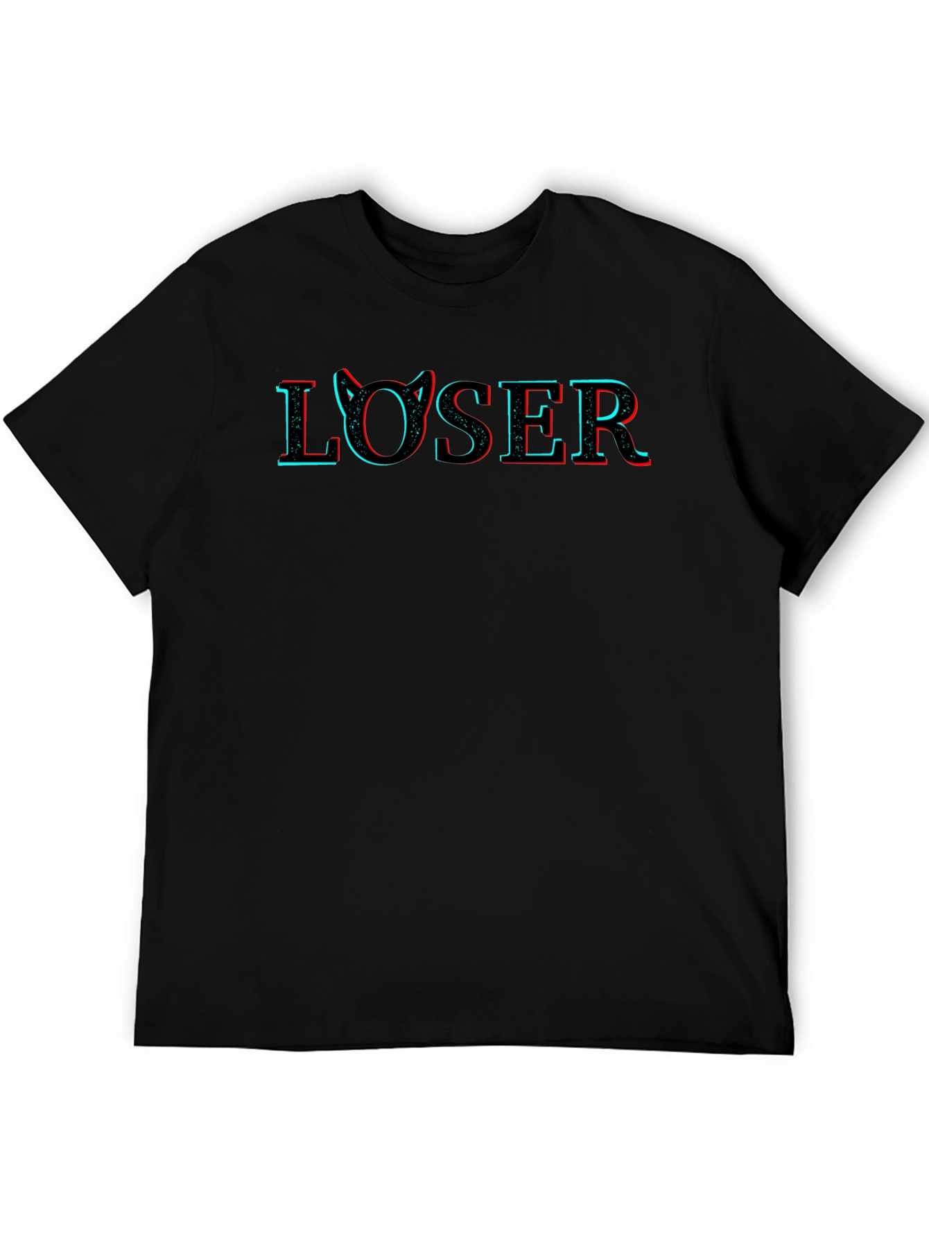 Loser Cat Ear Graphic T-Shirt - Edgy & Stylish